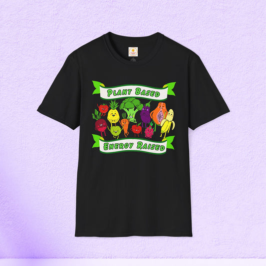 💚Plant Based Energy Raised Unisex Soft-style T-Shirt