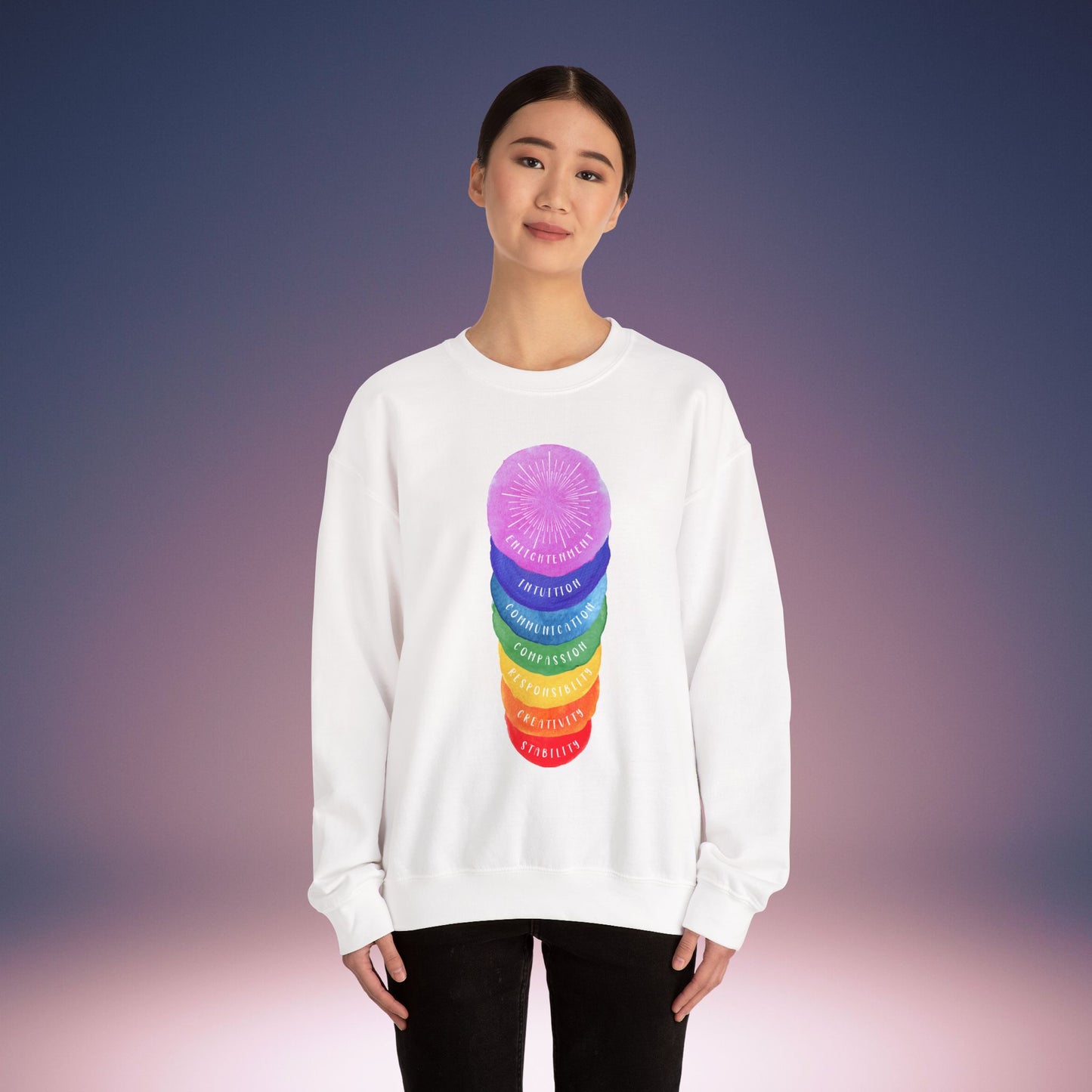 🌈Rights Rainbow Unisex Heavy Blend™ Crewneck Sweatshirt