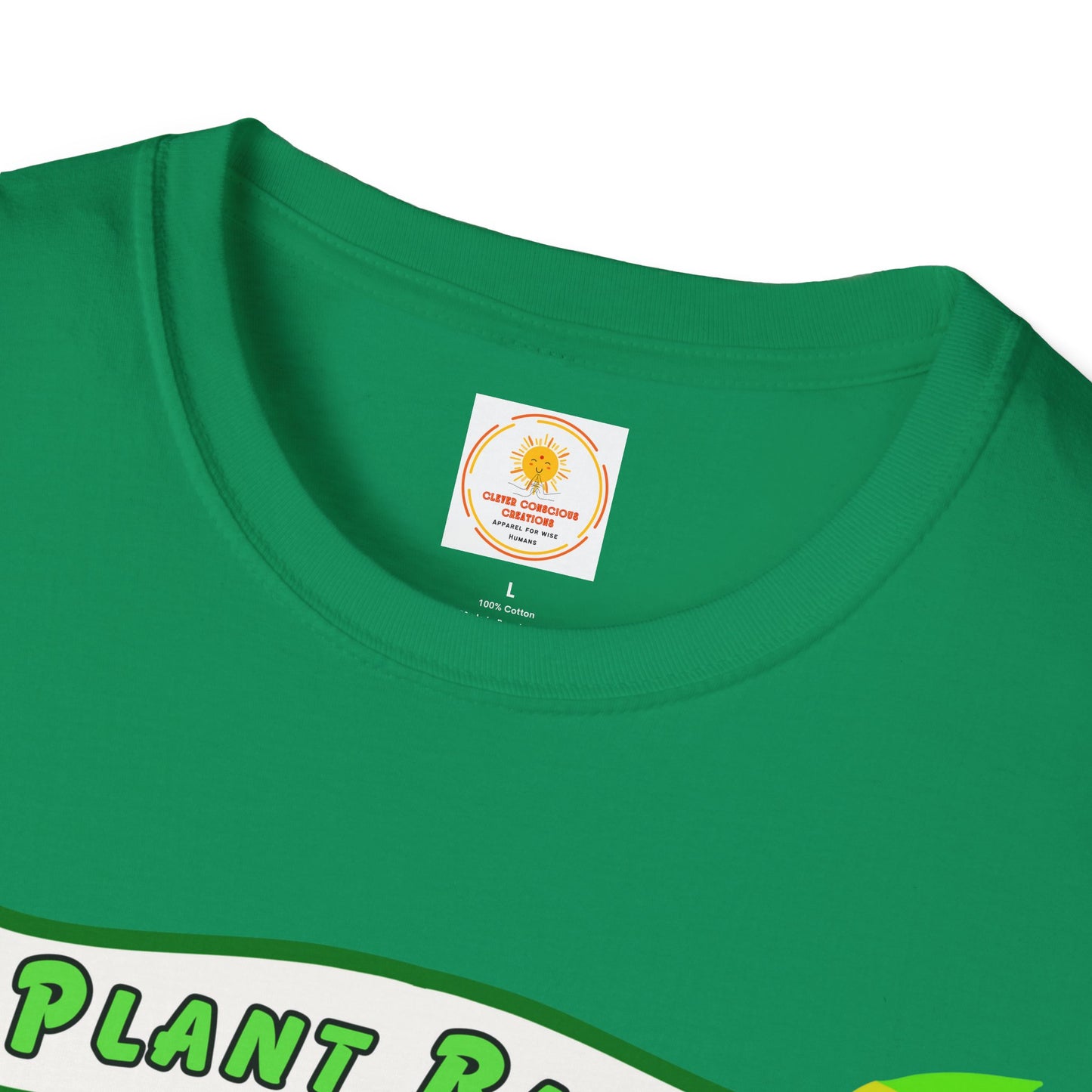 💚Plant Based Energy Raised Unisex Soft-style T-Shirt