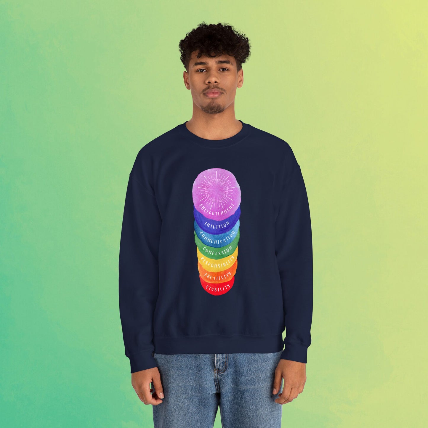 🌈Rights Rainbow Unisex Heavy Blend™ Crewneck Sweatshirt