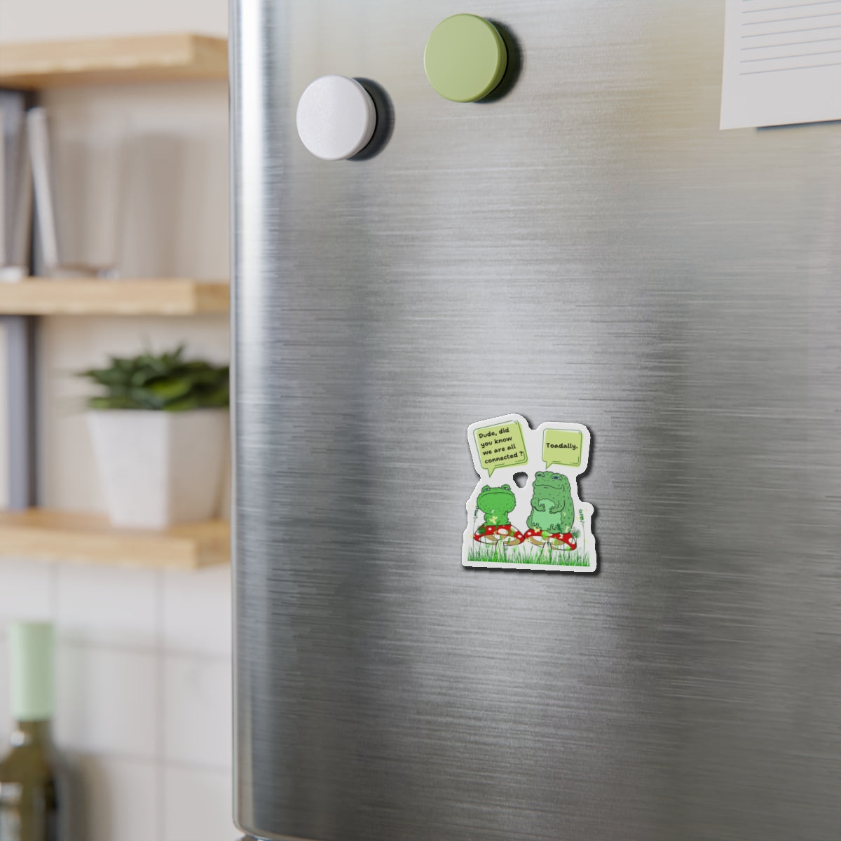🐸Toadally Connected Die-Cut Magnets