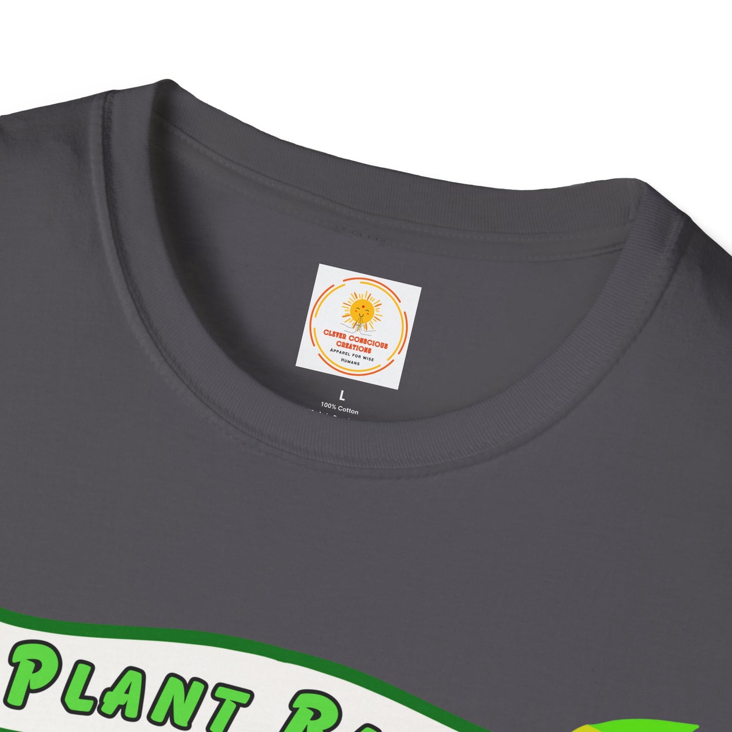 💚Plant Based Energy Raised Unisex Soft-style T-Shirt