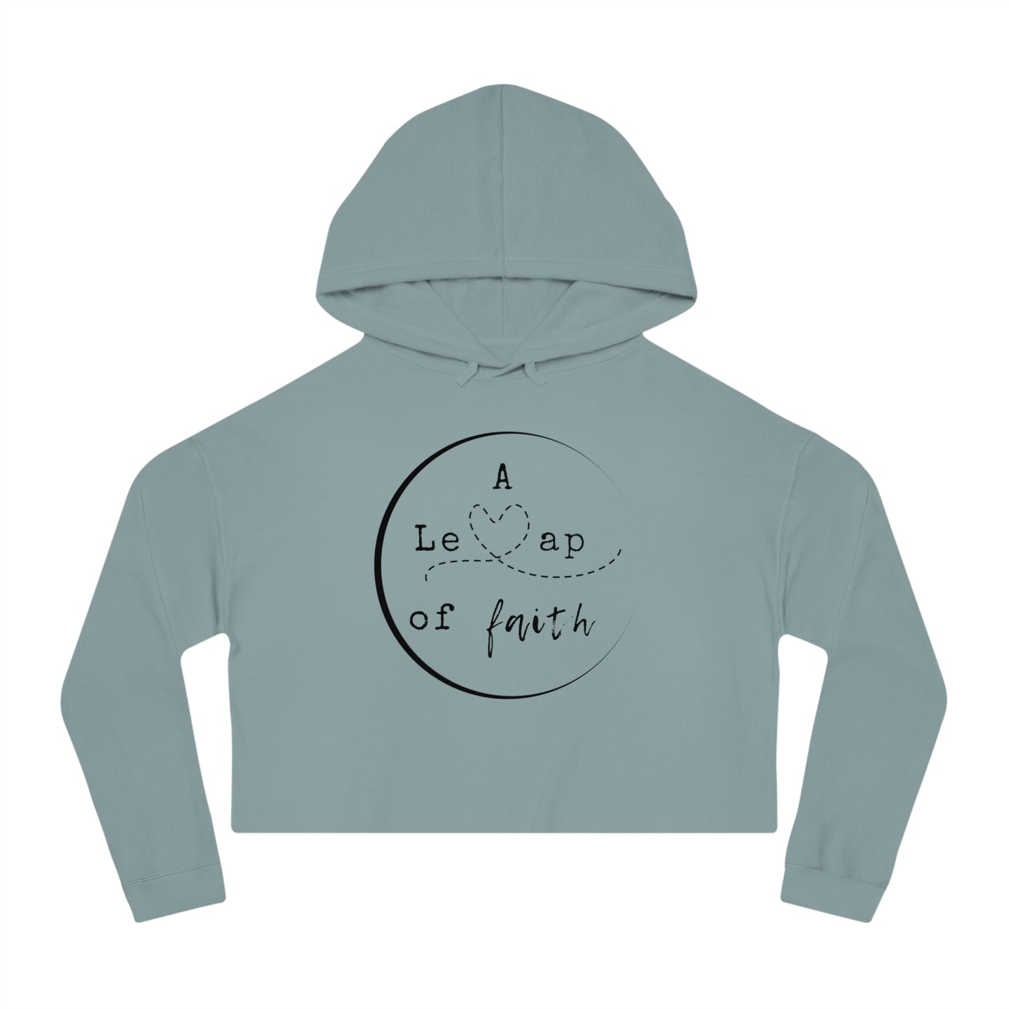 💞A Leap of Faith Women’s Cropped Hooded Sweatshirt