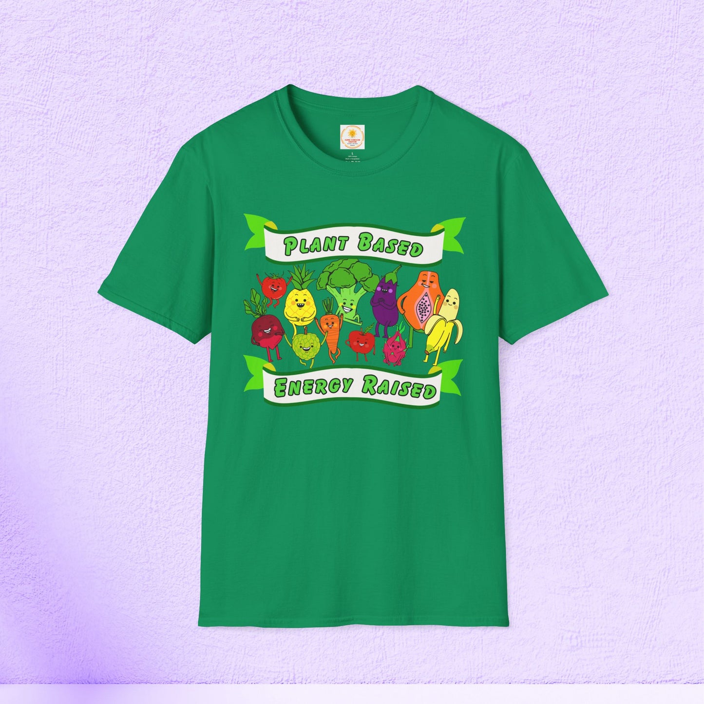💚Plant Based Energy Raised Unisex Soft-style T-Shirt
