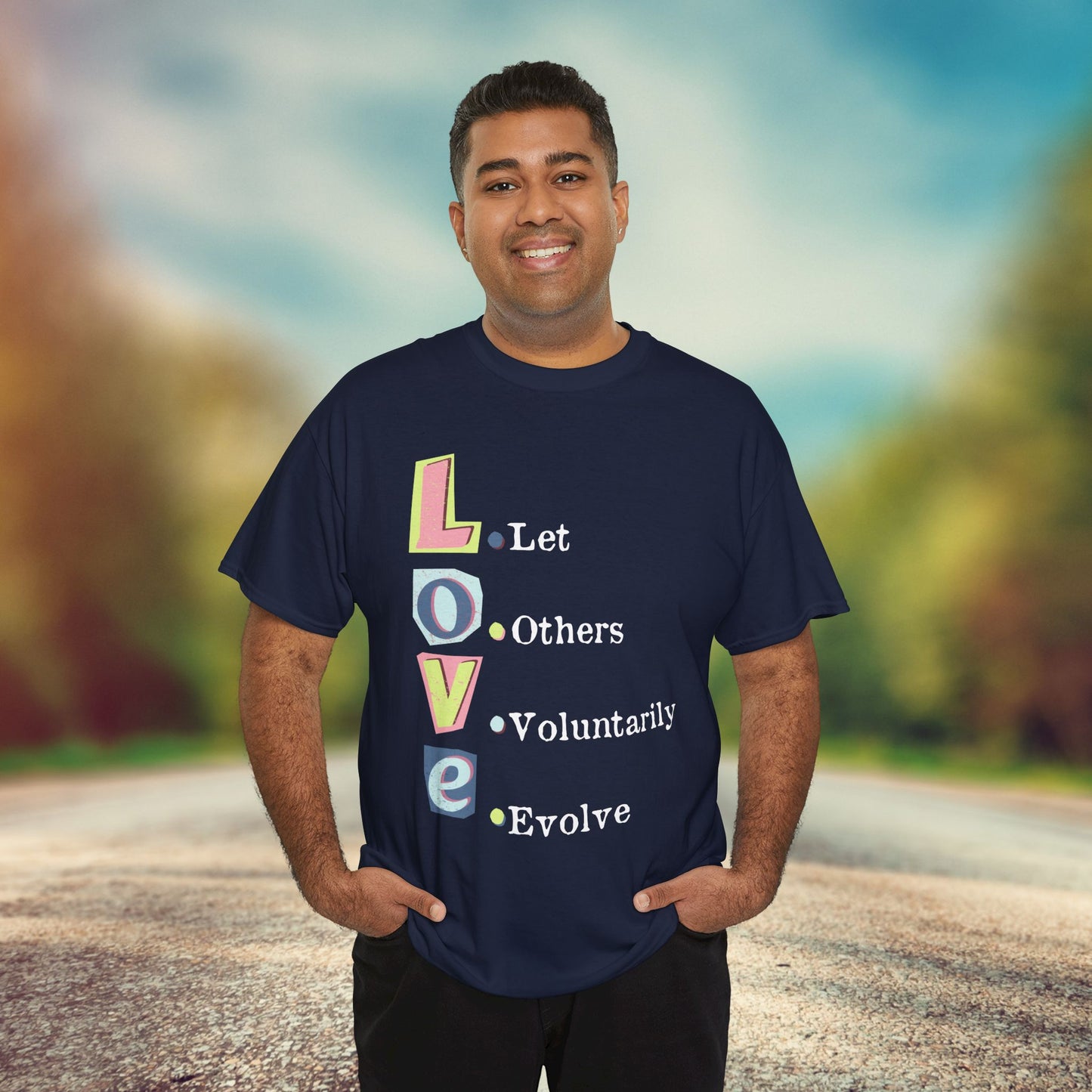 💗L.O.V.E Unisex Heavy Cotton Tee