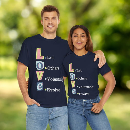 💗L.O.V.E Unisex Heavy Cotton Tee