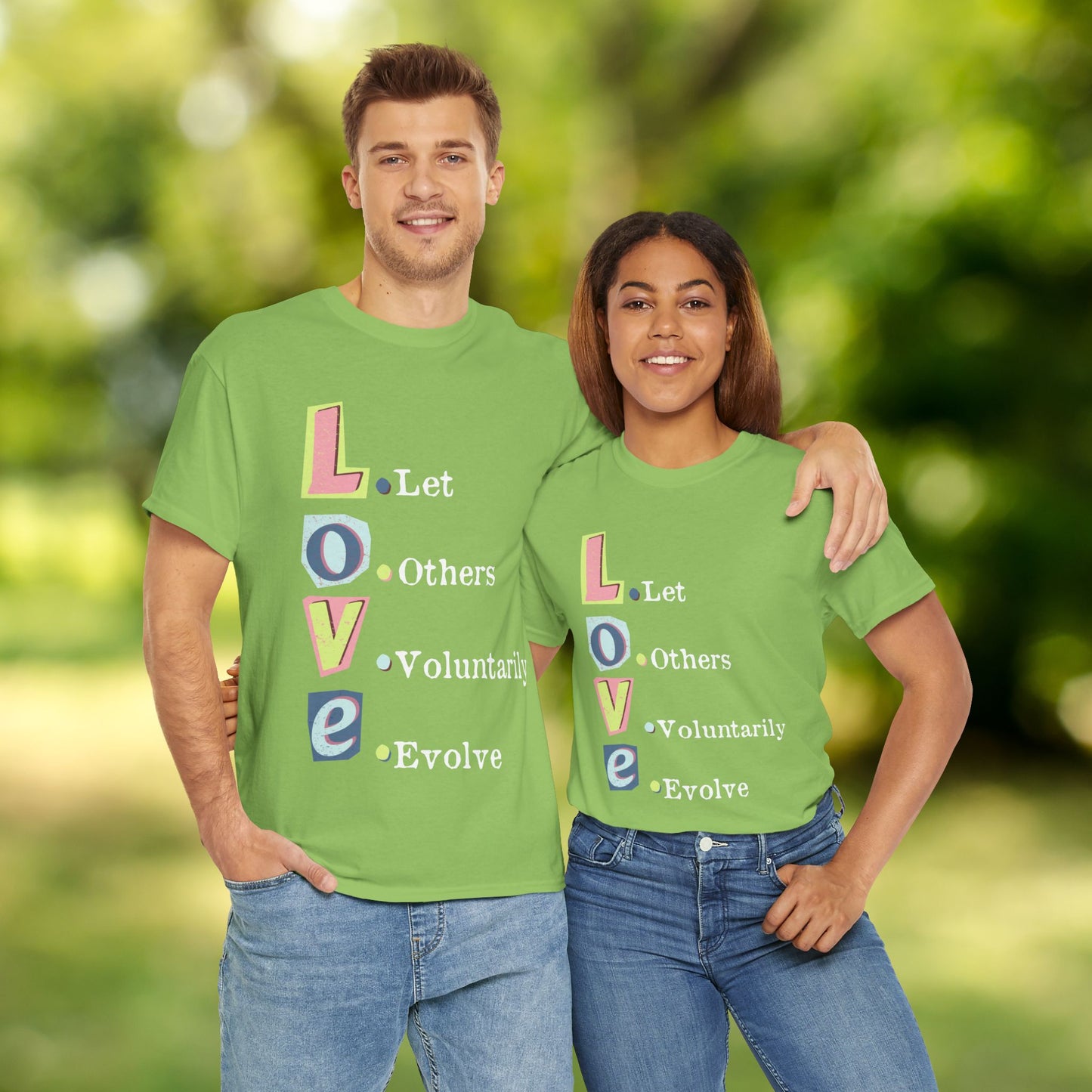 💗L.O.V.E Unisex Heavy Cotton Tee