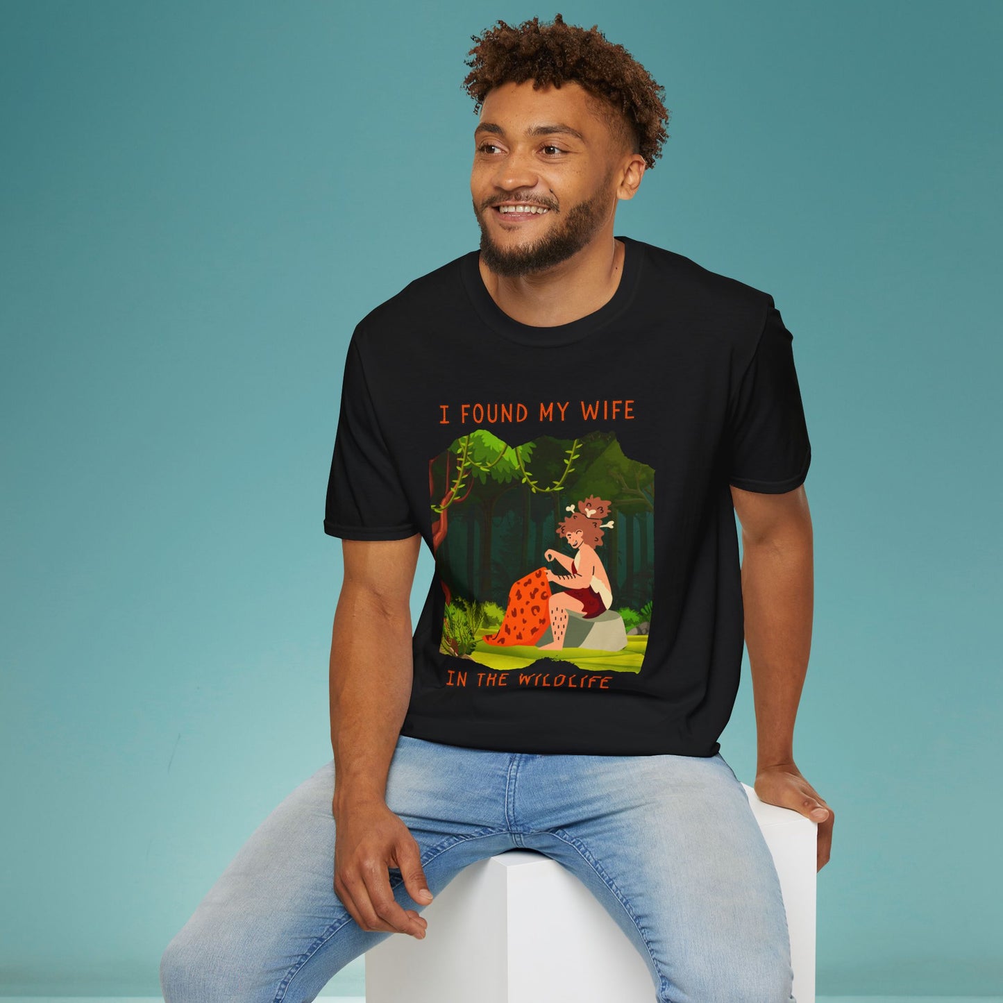 😄I Found My Wife in the Wildlife Unisex T-Shirt