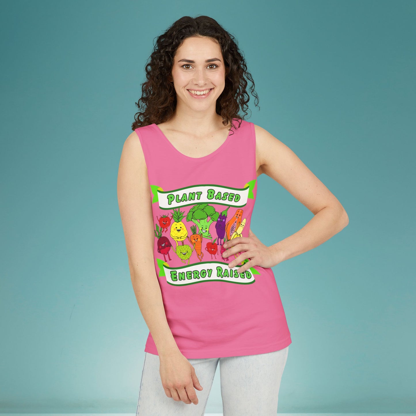 🌿Plant Based Energy Raised Unisex Tank Top
