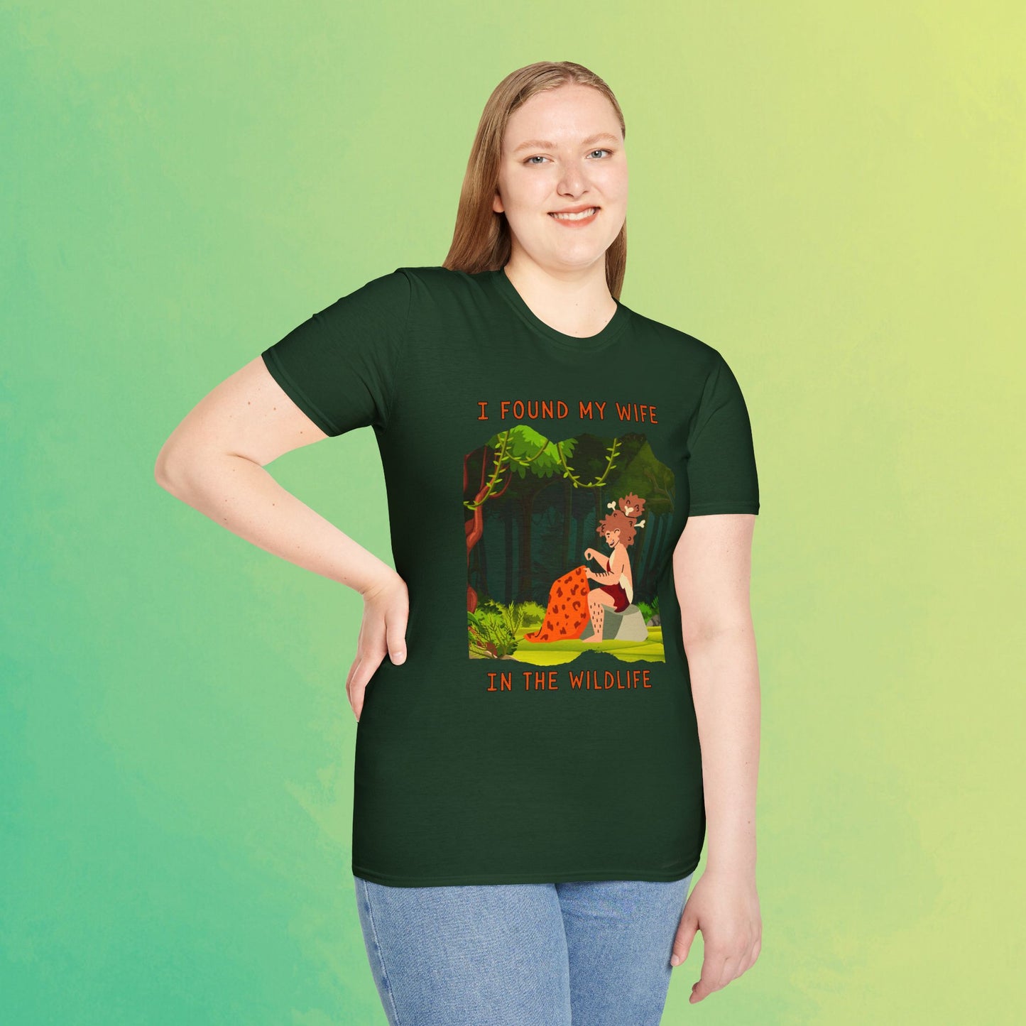 😄I Found My Wife in the Wildlife Unisex T-Shirt