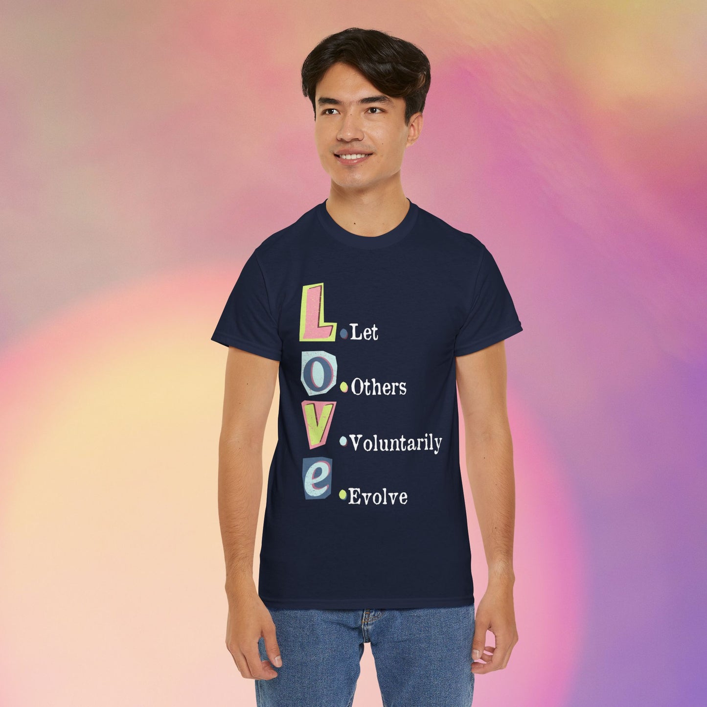 💗L.O.V.E Unisex Heavy Cotton Tee