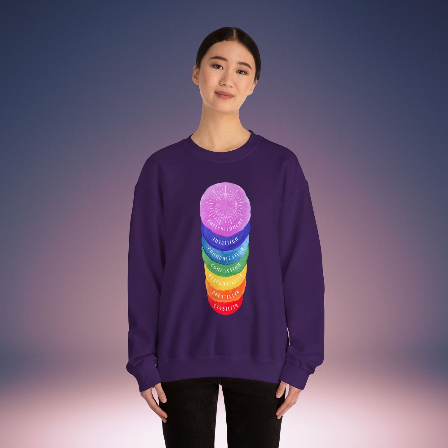 🌈Rights Rainbow Unisex Heavy Blend™ Crewneck Sweatshirt