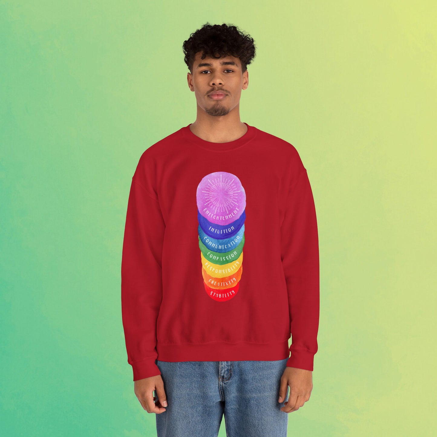 🌈Rights Rainbow Unisex Heavy Blend™ Crewneck Sweatshirt