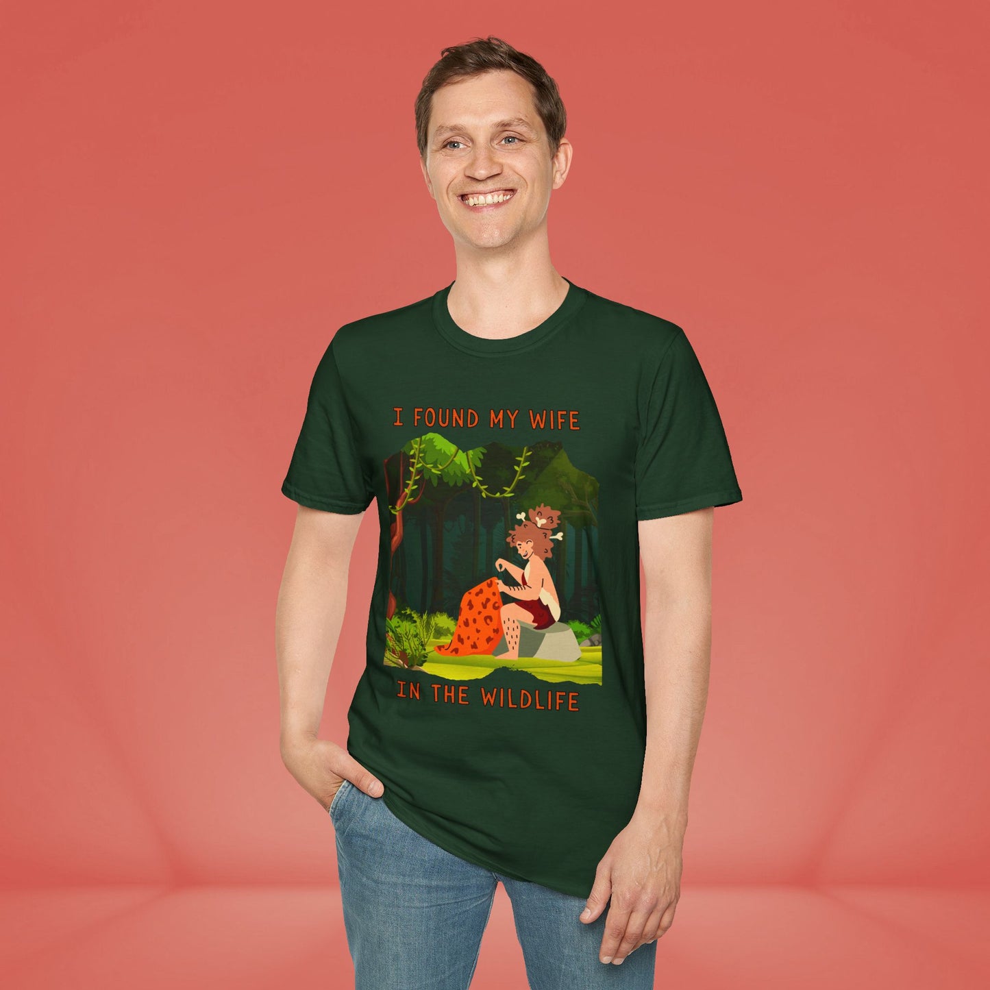😄I Found My Wife in the Wildlife Unisex T-Shirt