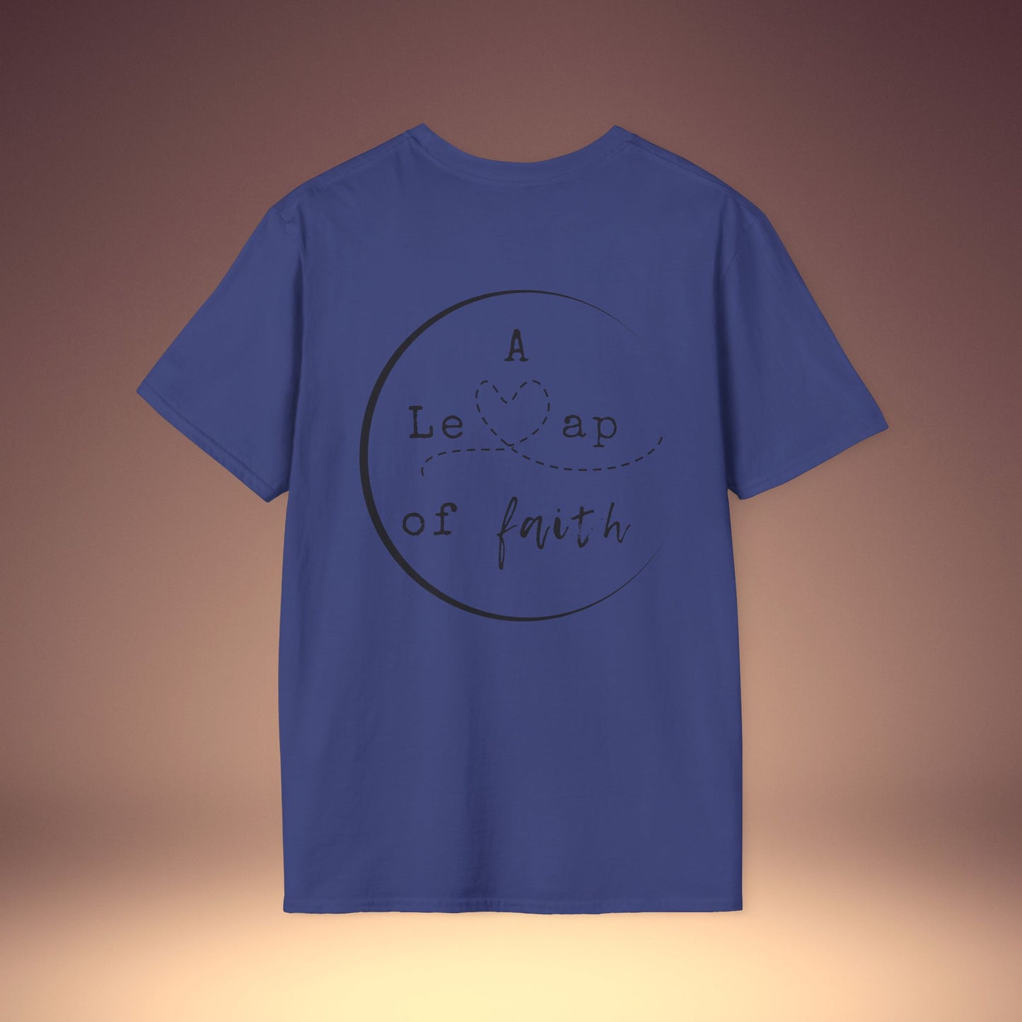 🤾‍♀️A Leap of Faith Unisex Softstyle T-Shirt
