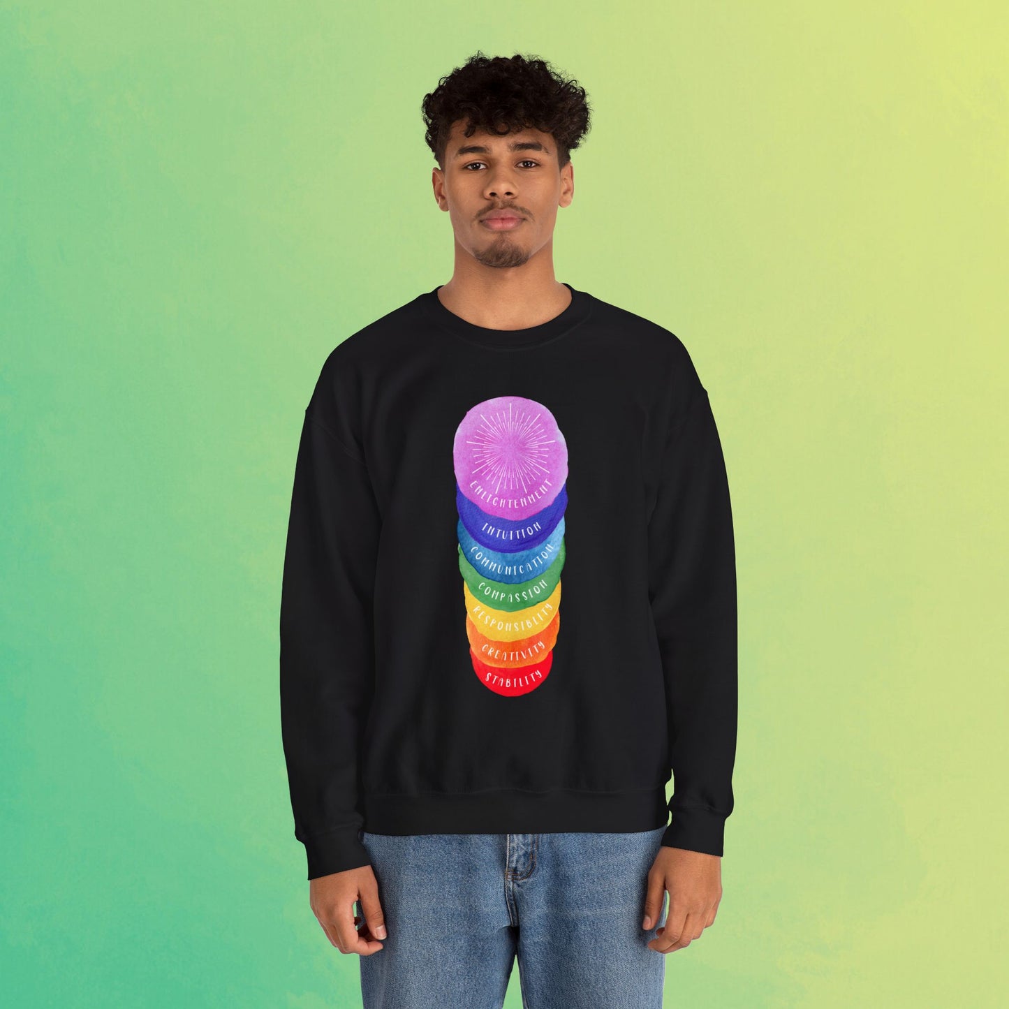 🌈Rights Rainbow Unisex Heavy Blend™ Crewneck Sweatshirt