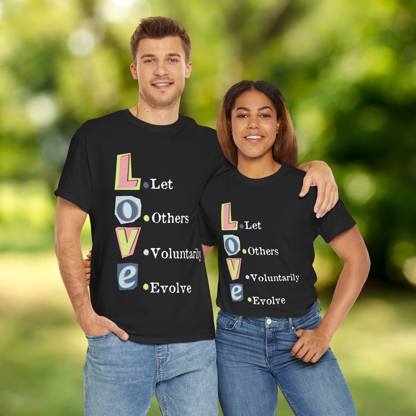 💗L.O.V.E Unisex Heavy Cotton Tee