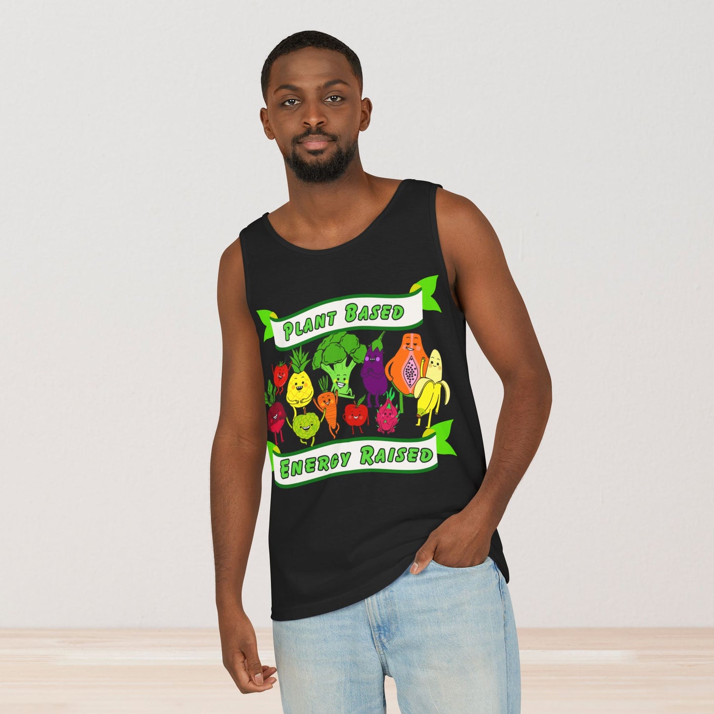 🌿Plant Based Energy Raised Unisex Tank Top