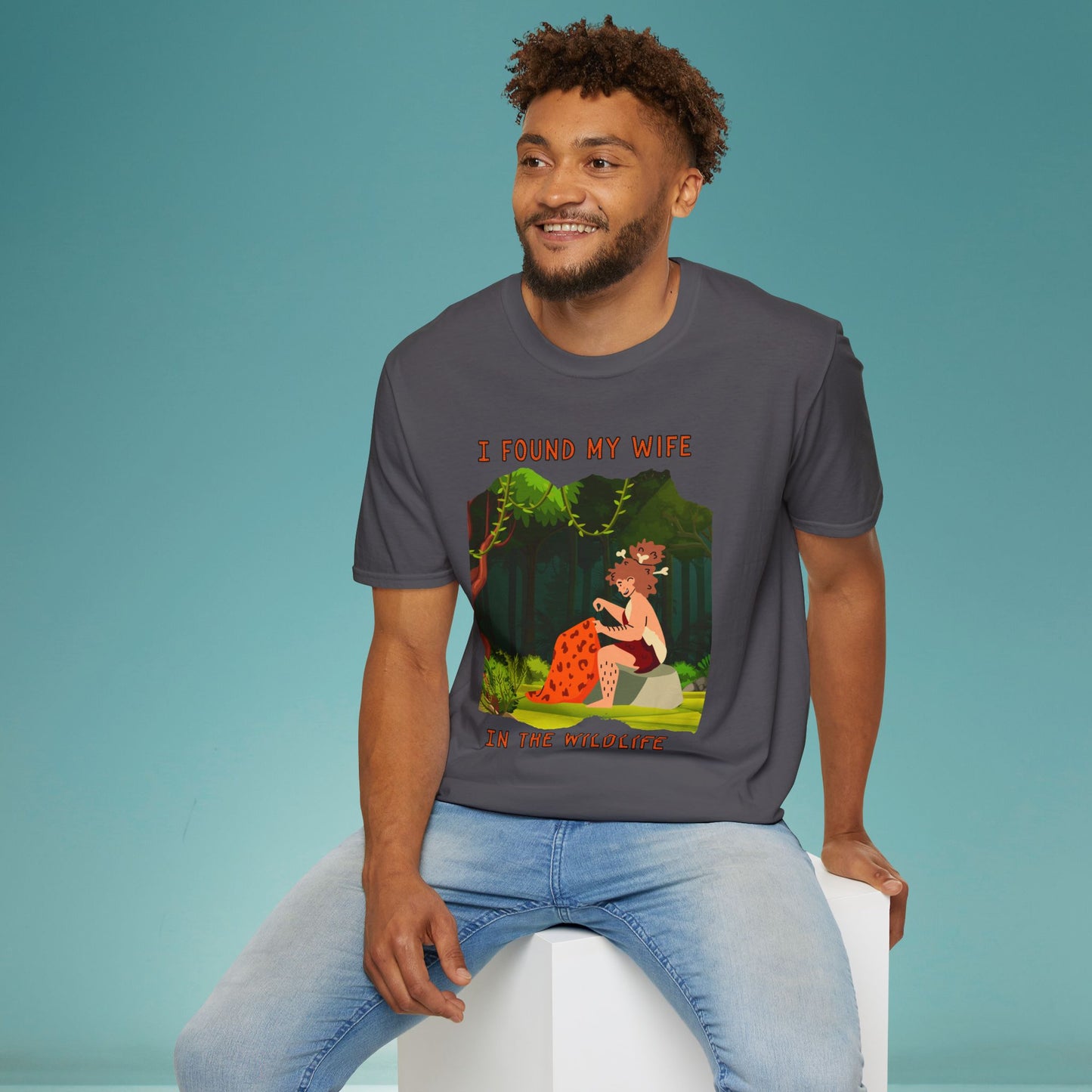 😄I Found My Wife in the Wildlife Unisex T-Shirt