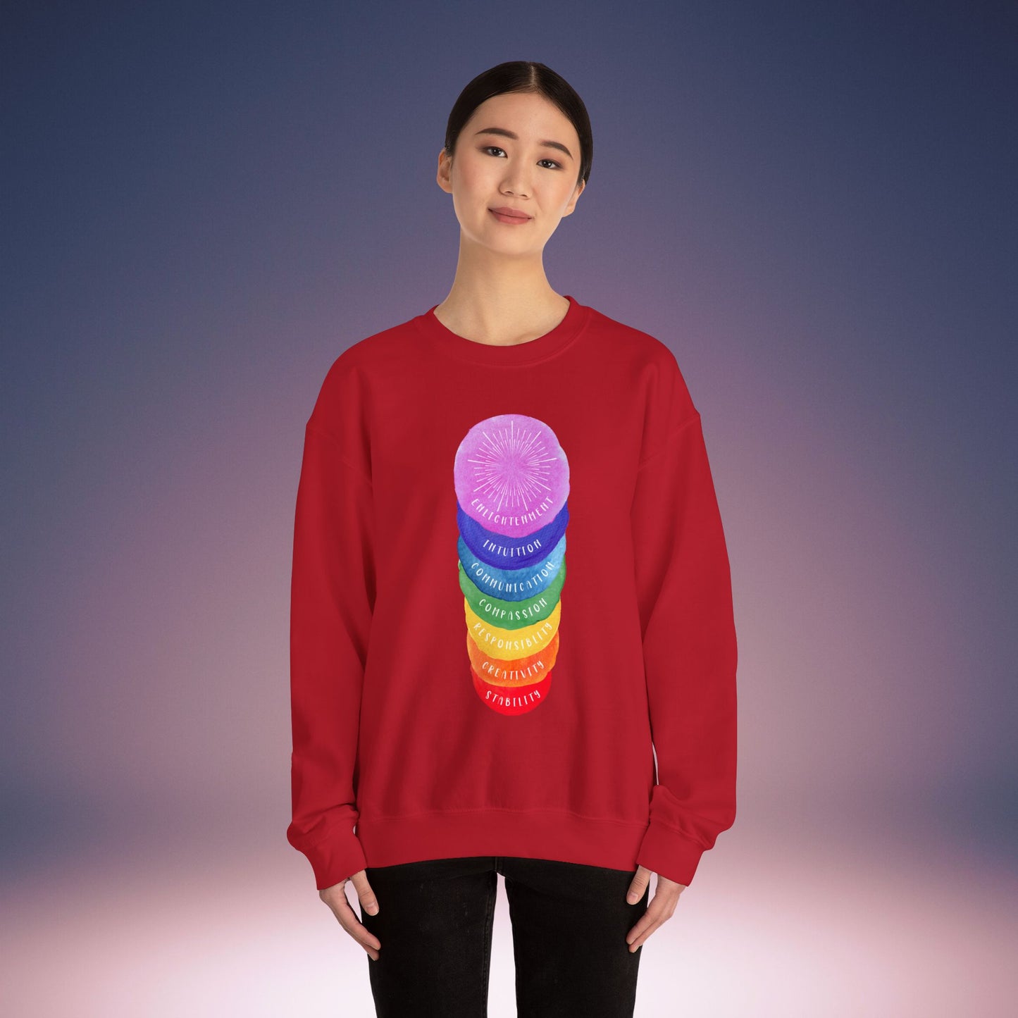 🌈Rights Rainbow Unisex Heavy Blend™ Crewneck Sweatshirt