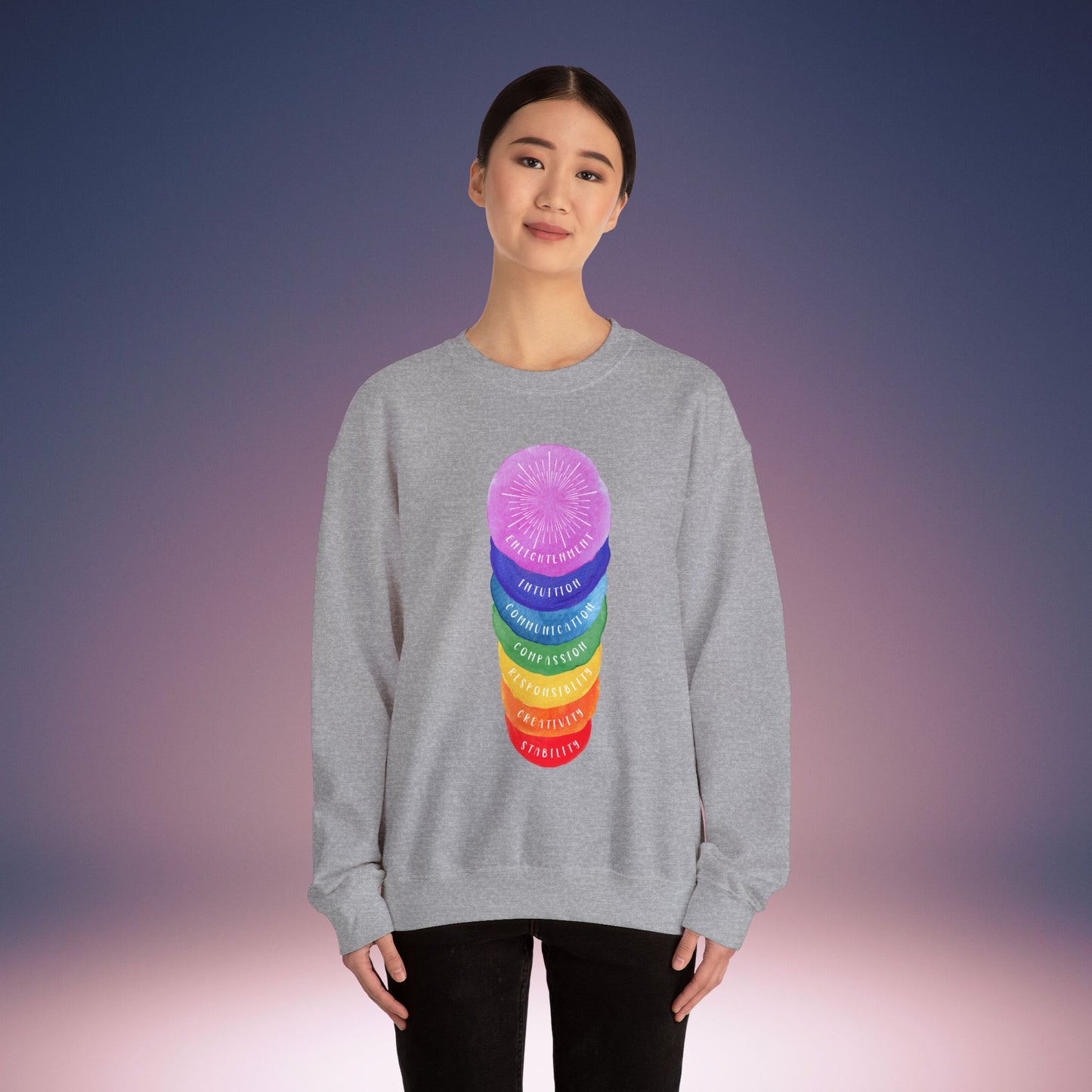 🌈Rights Rainbow Unisex Heavy Blend™ Crewneck Sweatshirt