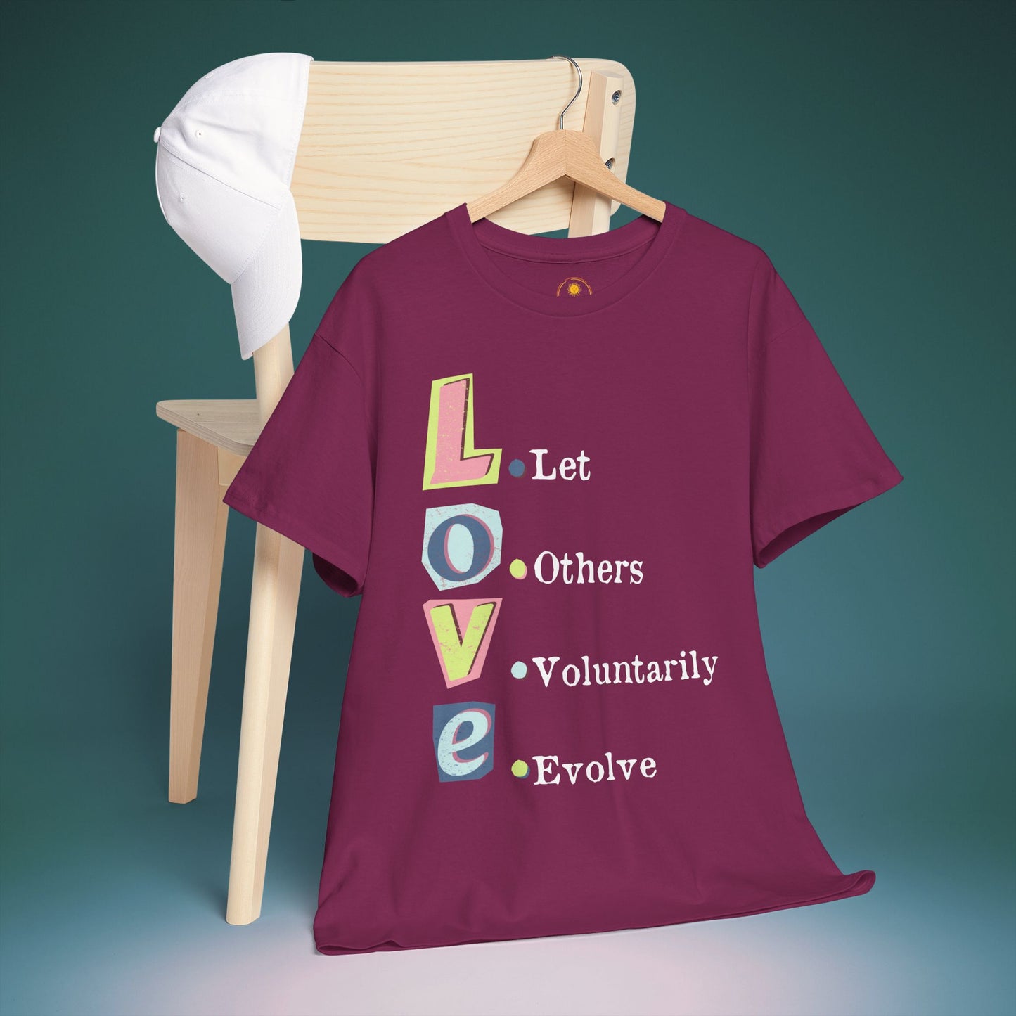💗L.O.V.E Unisex Heavy Cotton Tee