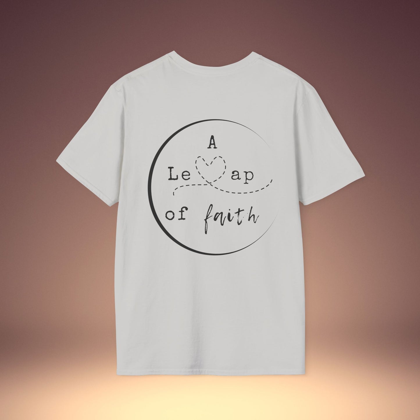 🤾‍♀️A Leap of Faith Unisex Softstyle T-Shirt