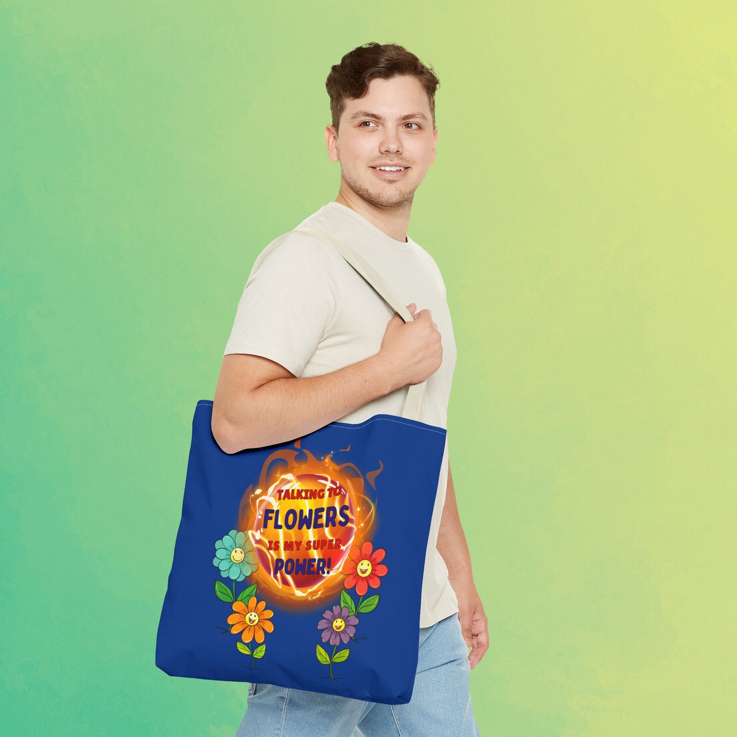 🌸Talking To Flowers Is My Super Power Tote Bag
