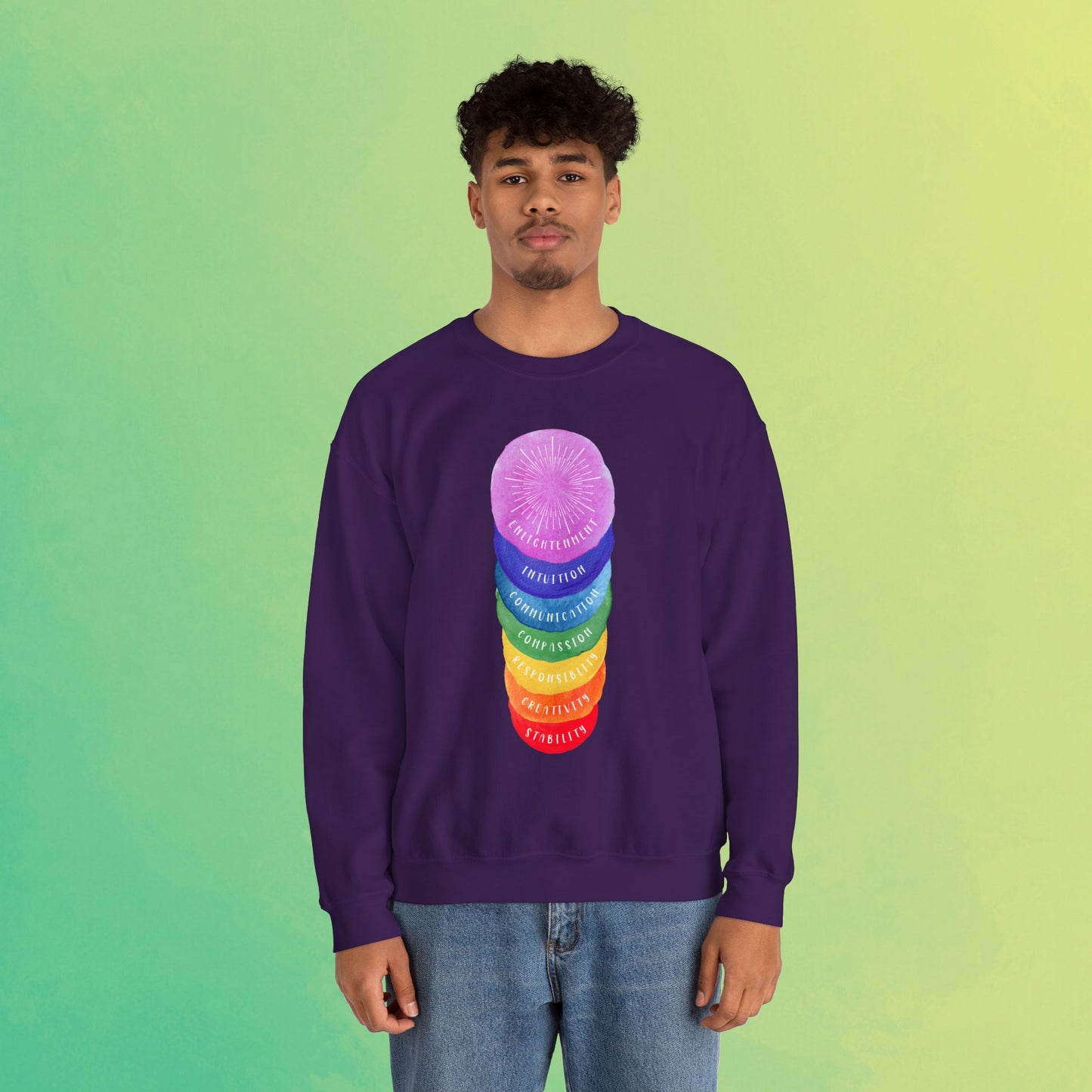 🌈Rights Rainbow Unisex Heavy Blend™ Crewneck Sweatshirt