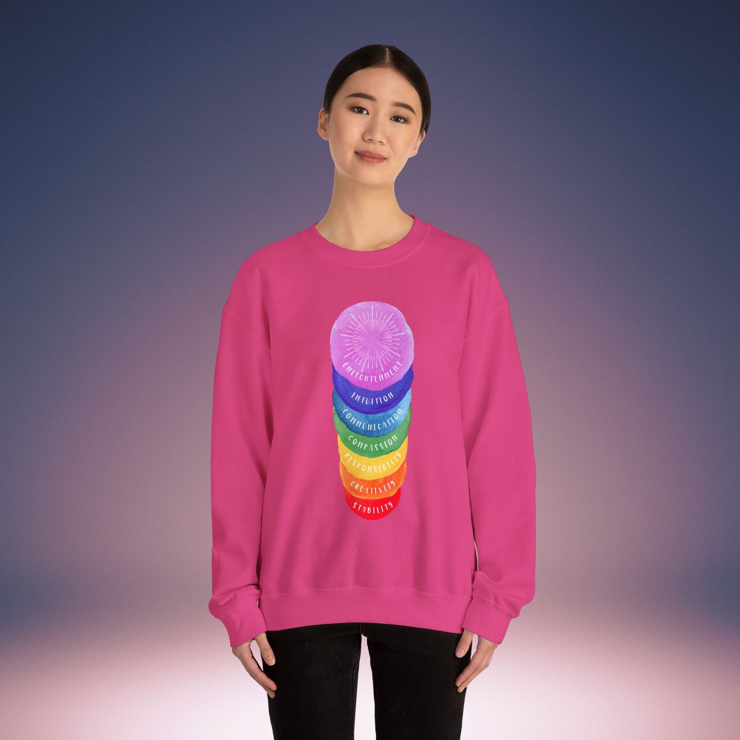 🌈Rights Rainbow Unisex Heavy Blend™ Crewneck Sweatshirt