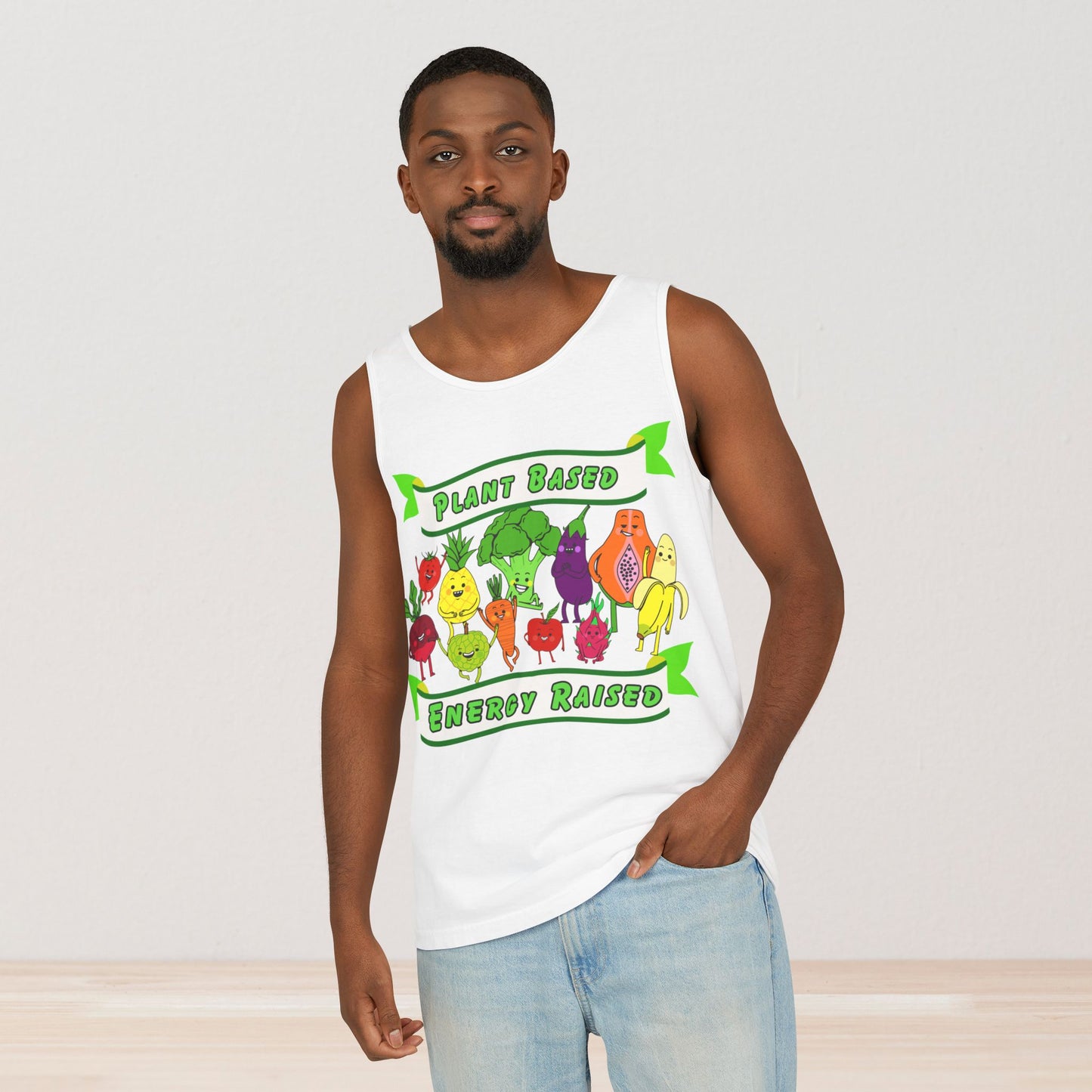 🌿Plant Based Energy Raised Unisex Tank Top