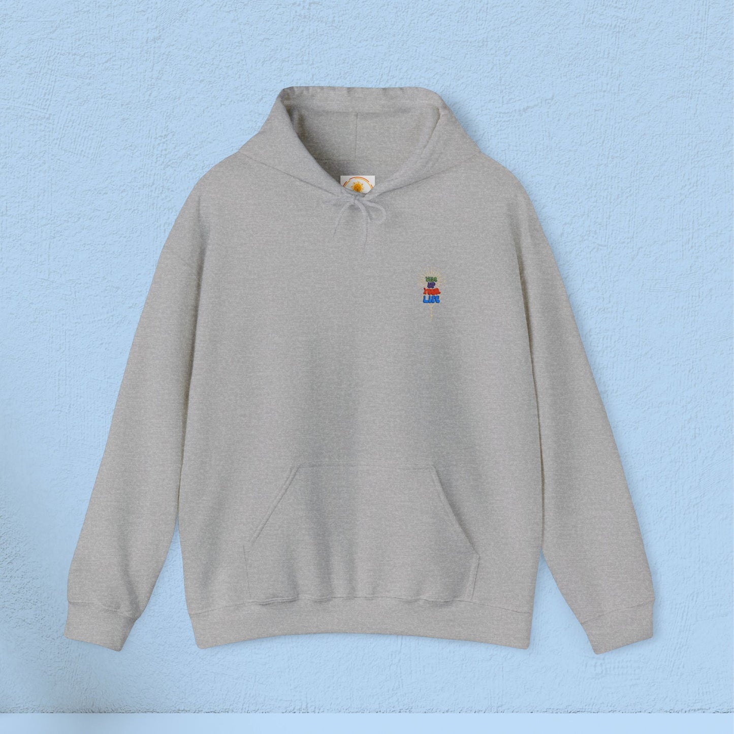 🌞Vibe Up Your Life Unisex Heavy Blend™ Embroidered Hooded Sweatshirt
