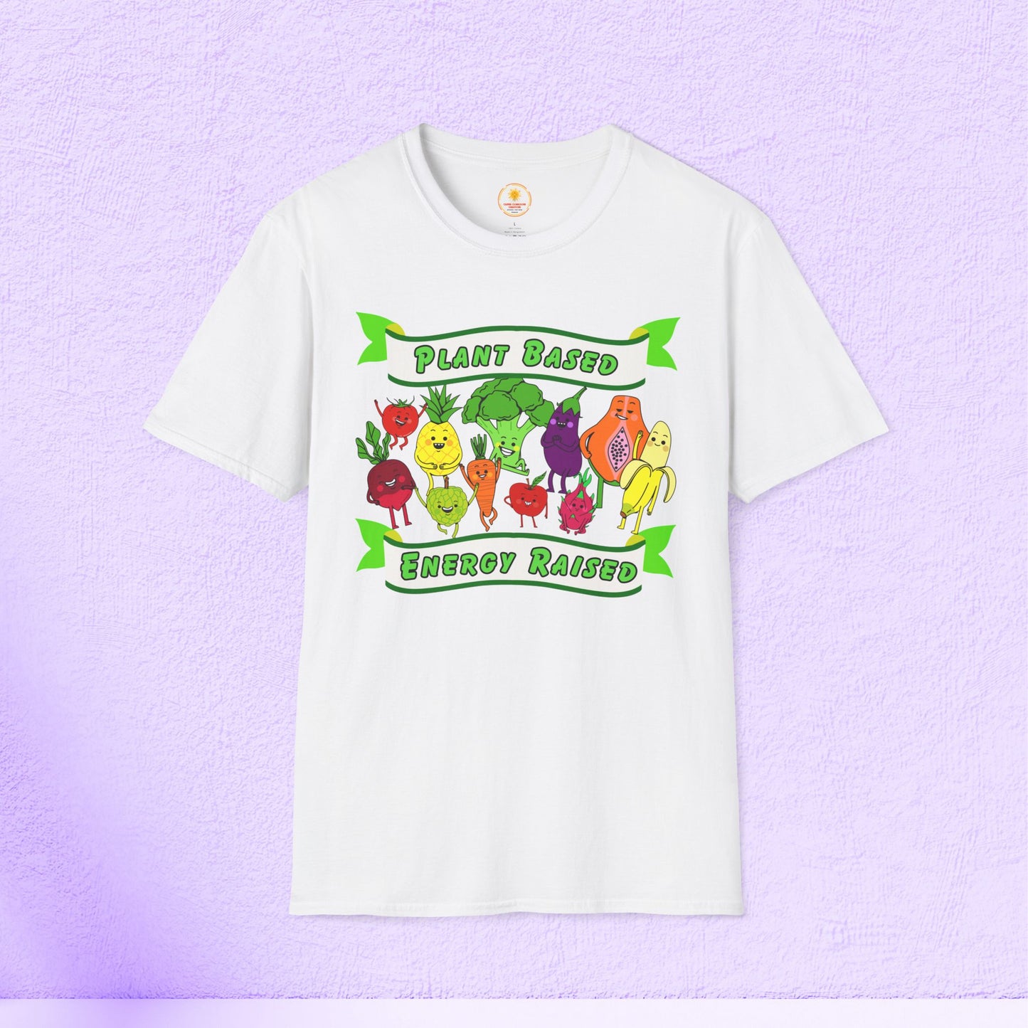 💚Plant Based Energy Raised Unisex Soft-style T-Shirt