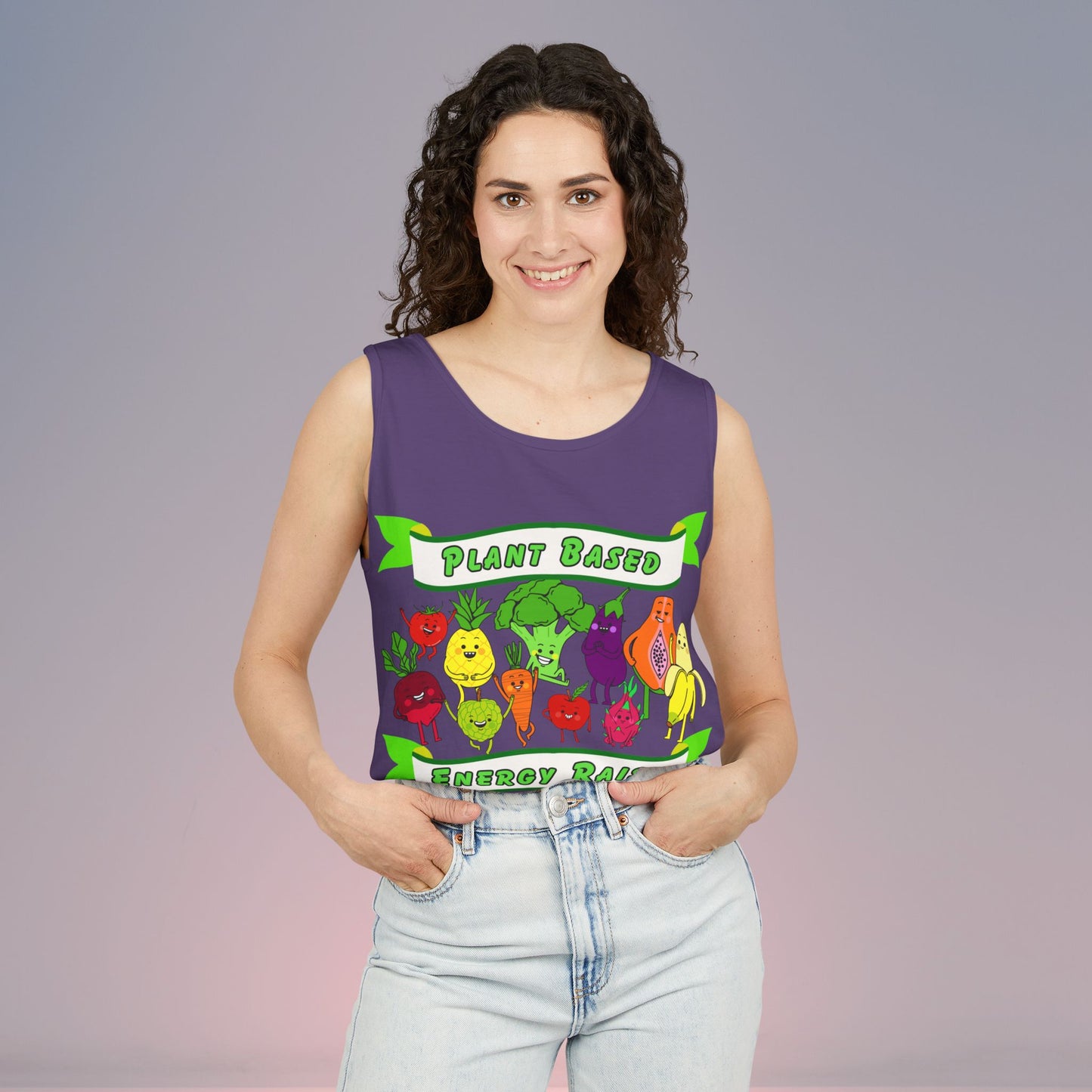 🌿Plant Based Energy Raised Unisex Tank Top