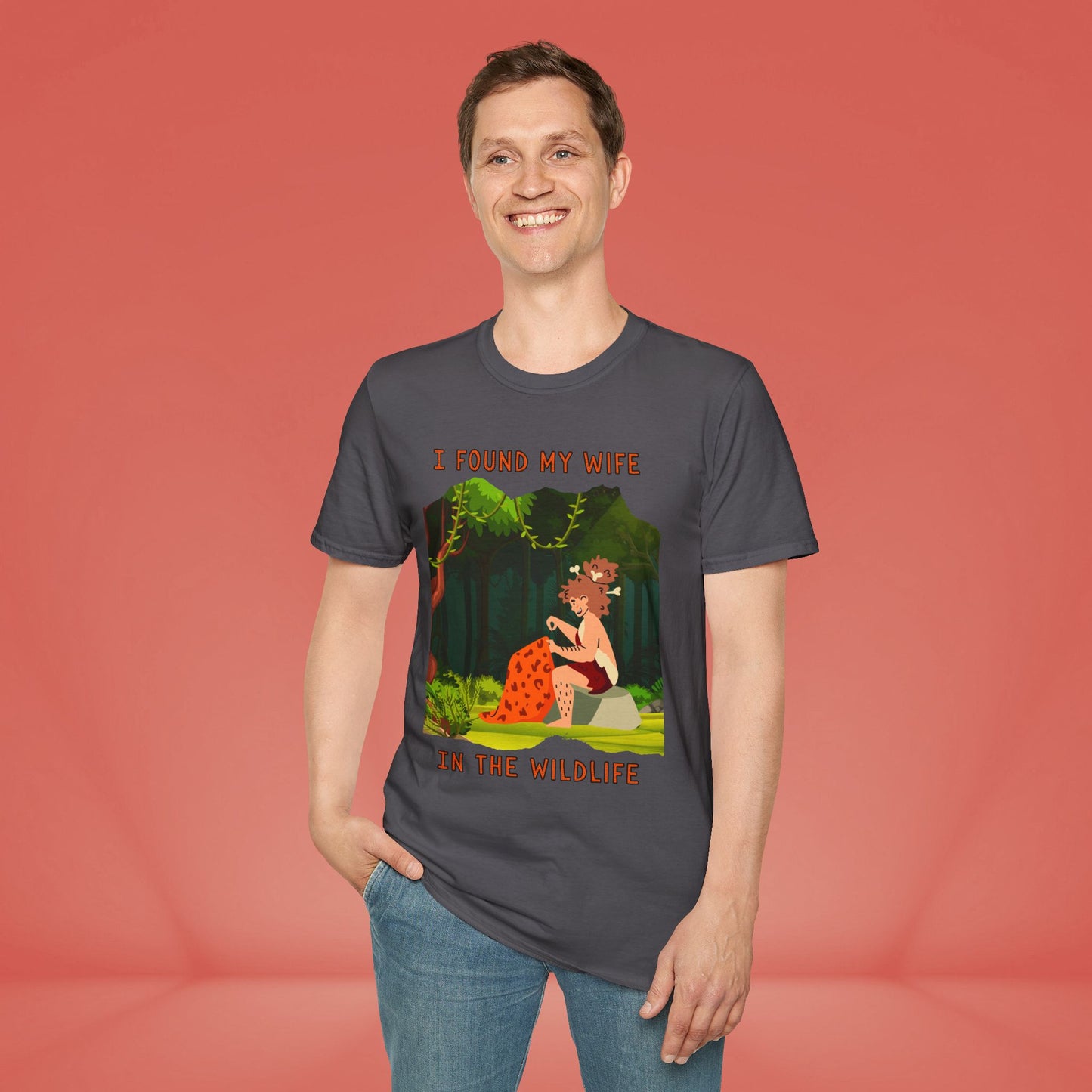 😄I Found My Wife in the Wildlife Unisex T-Shirt