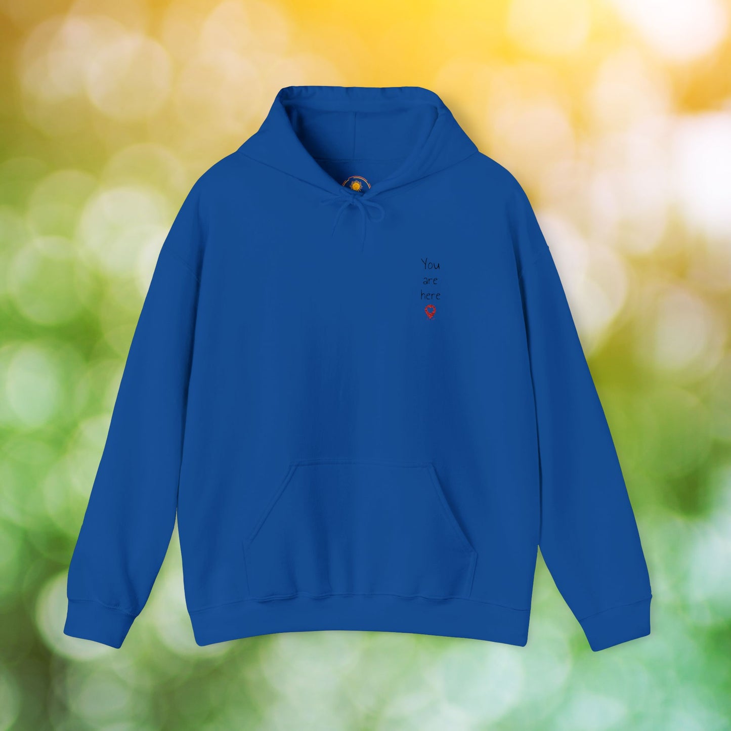 📍You are here Embroidered Unisex Heavy Blend™ Hooded Sweatshirt