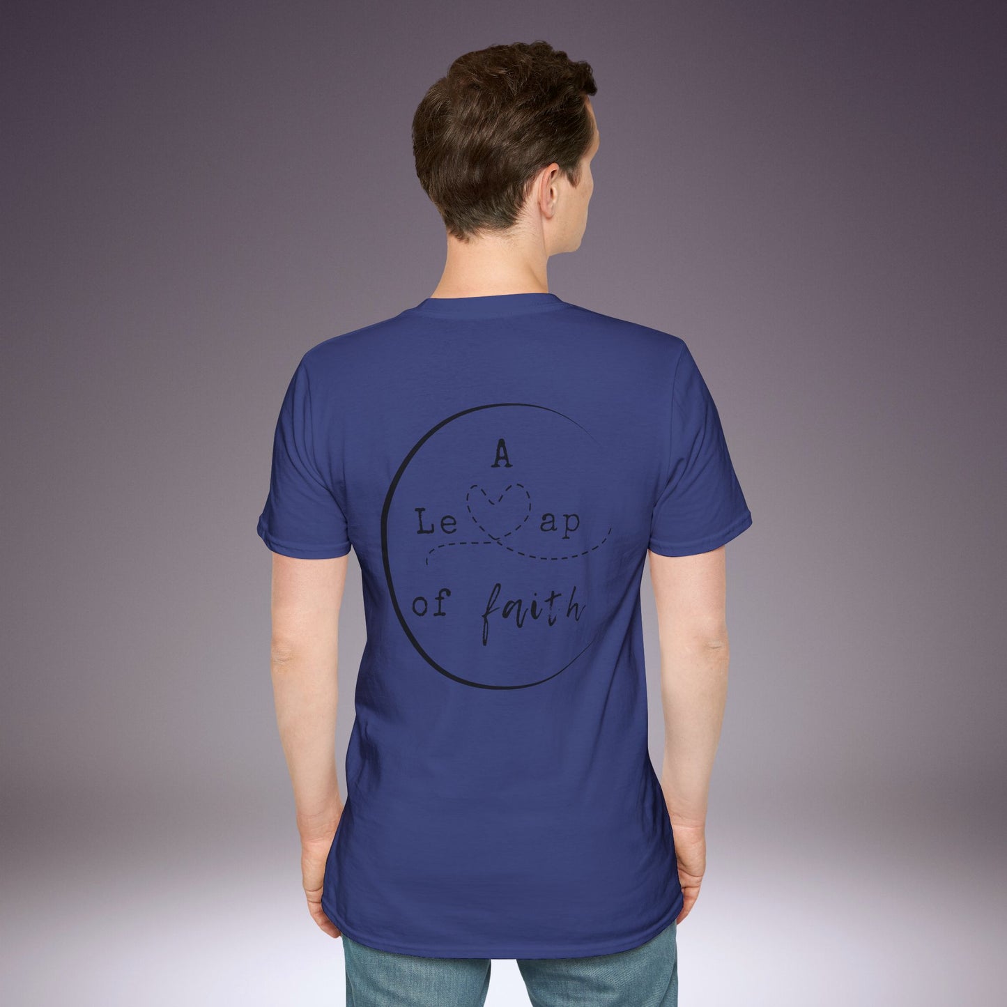🤾‍♀️A Leap of Faith Unisex Softstyle T-Shirt