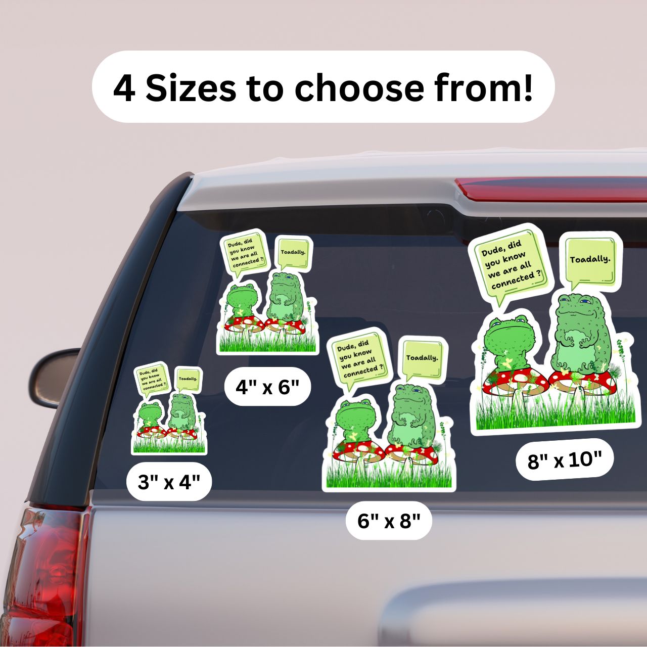 🍄Toadally Connected Kiss-Cut Vinyl Decals