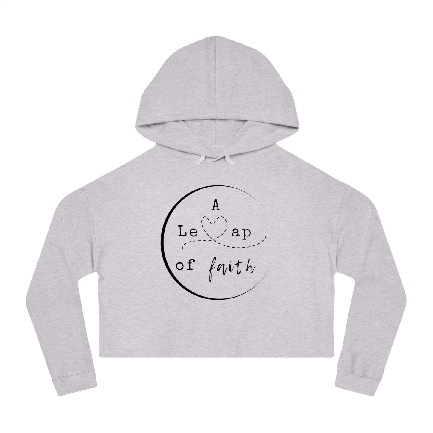 💞A Leap of Faith Women’s Cropped Hooded Sweatshirt