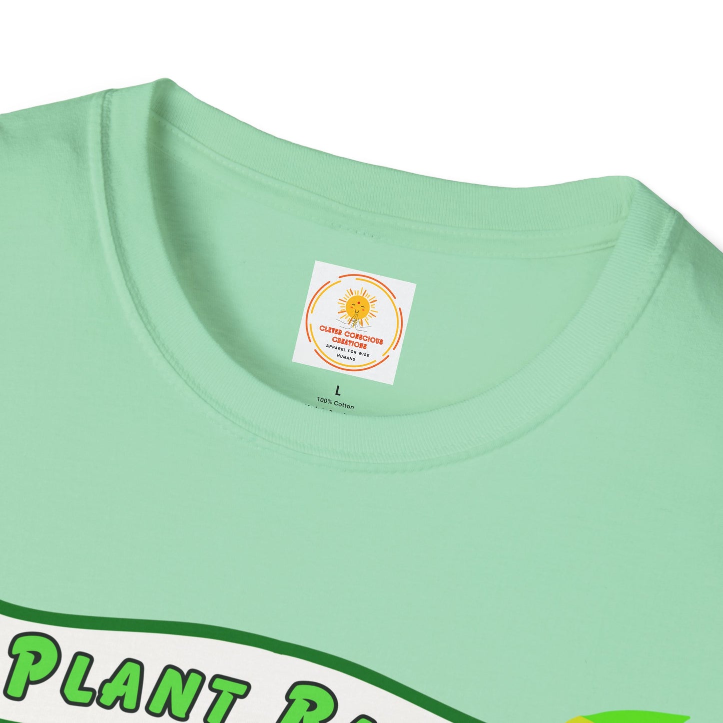 💚Plant Based Energy Raised Unisex Soft-style T-Shirt