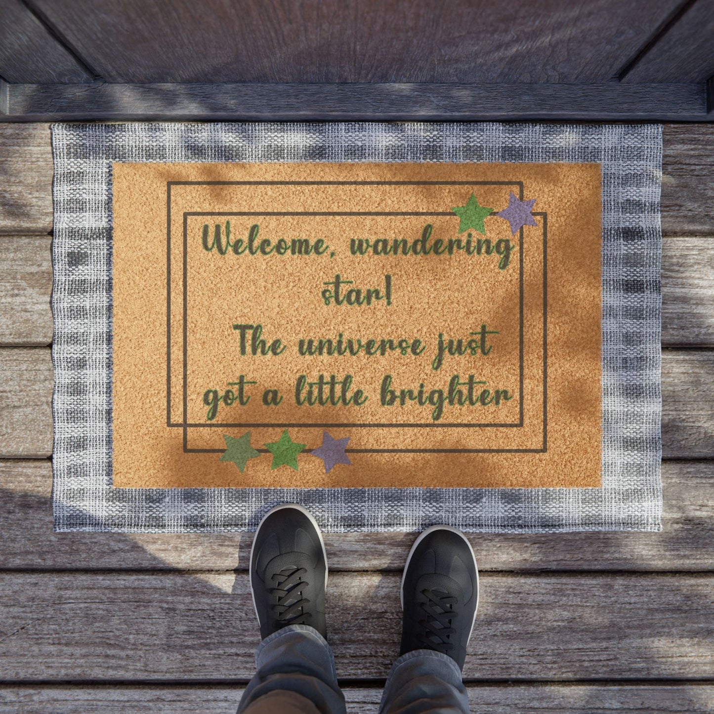 🌟Welcome, Wandering Star Doormat