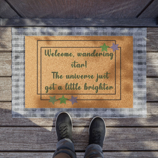 🌟Welcome, Wandering Star Doormat