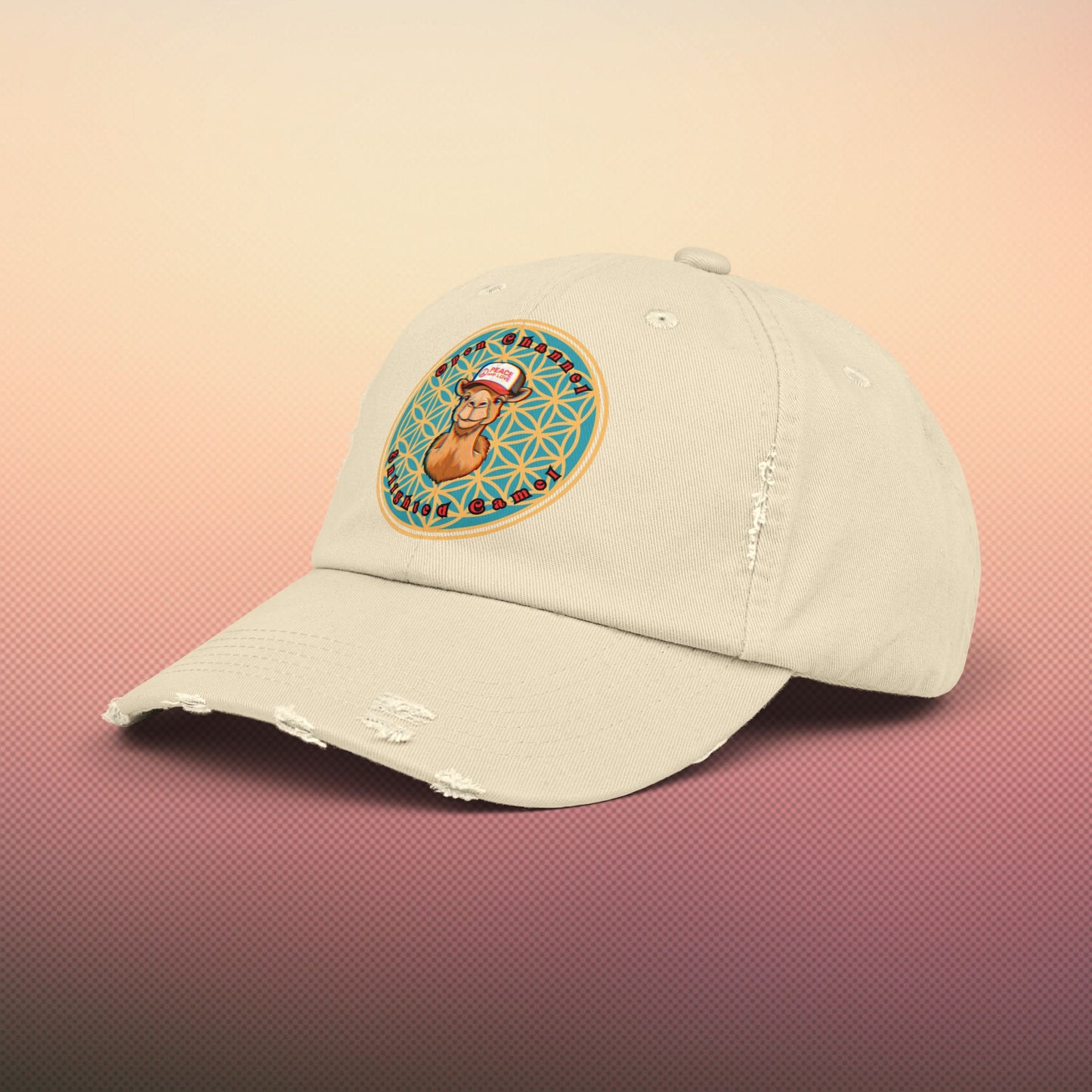 🐪Enlightened Camel Unisex Distressed Cap