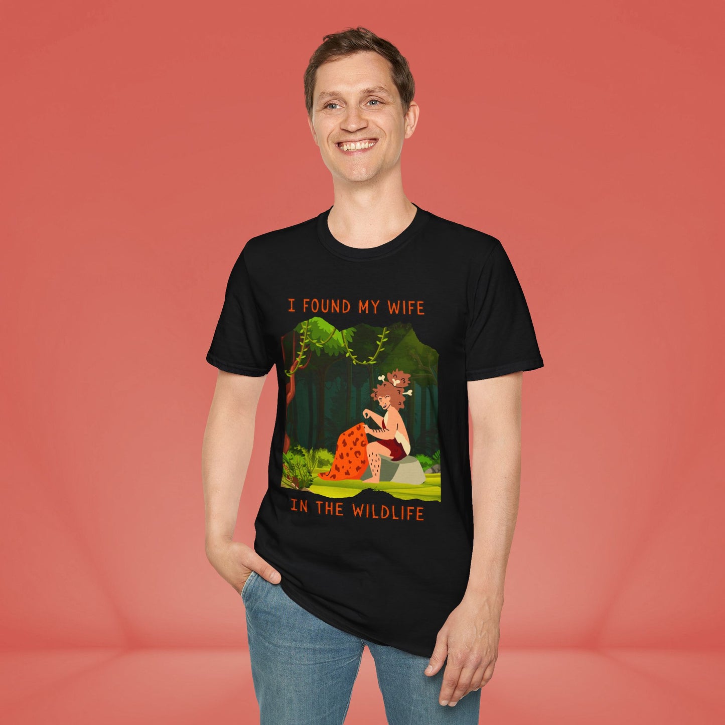 😄I Found My Wife in the Wildlife Unisex T-Shirt