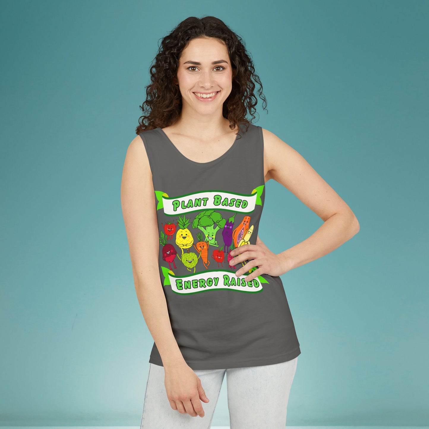 🌿Plant Based Energy Raised Unisex Tank Top