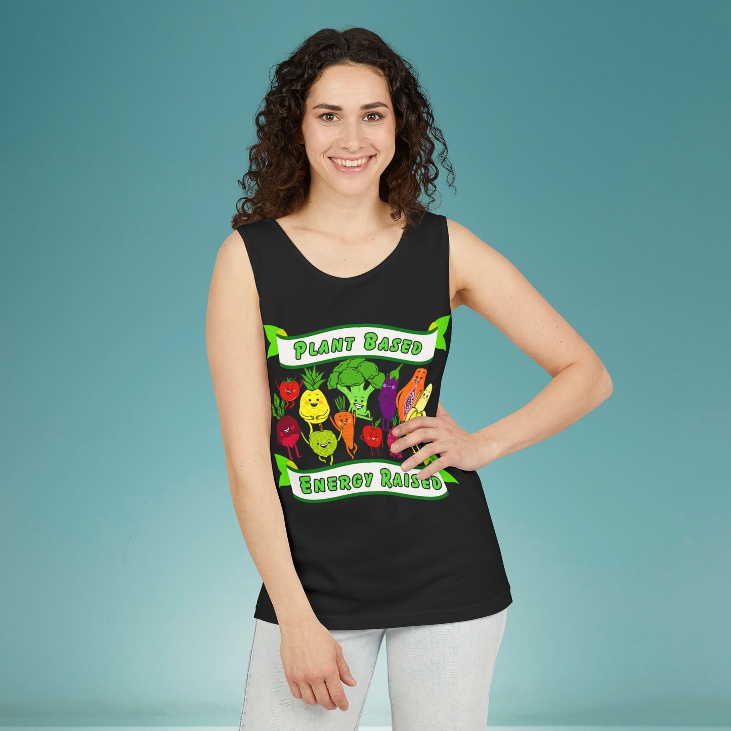🌿Plant Based Energy Raised Unisex Tank Top