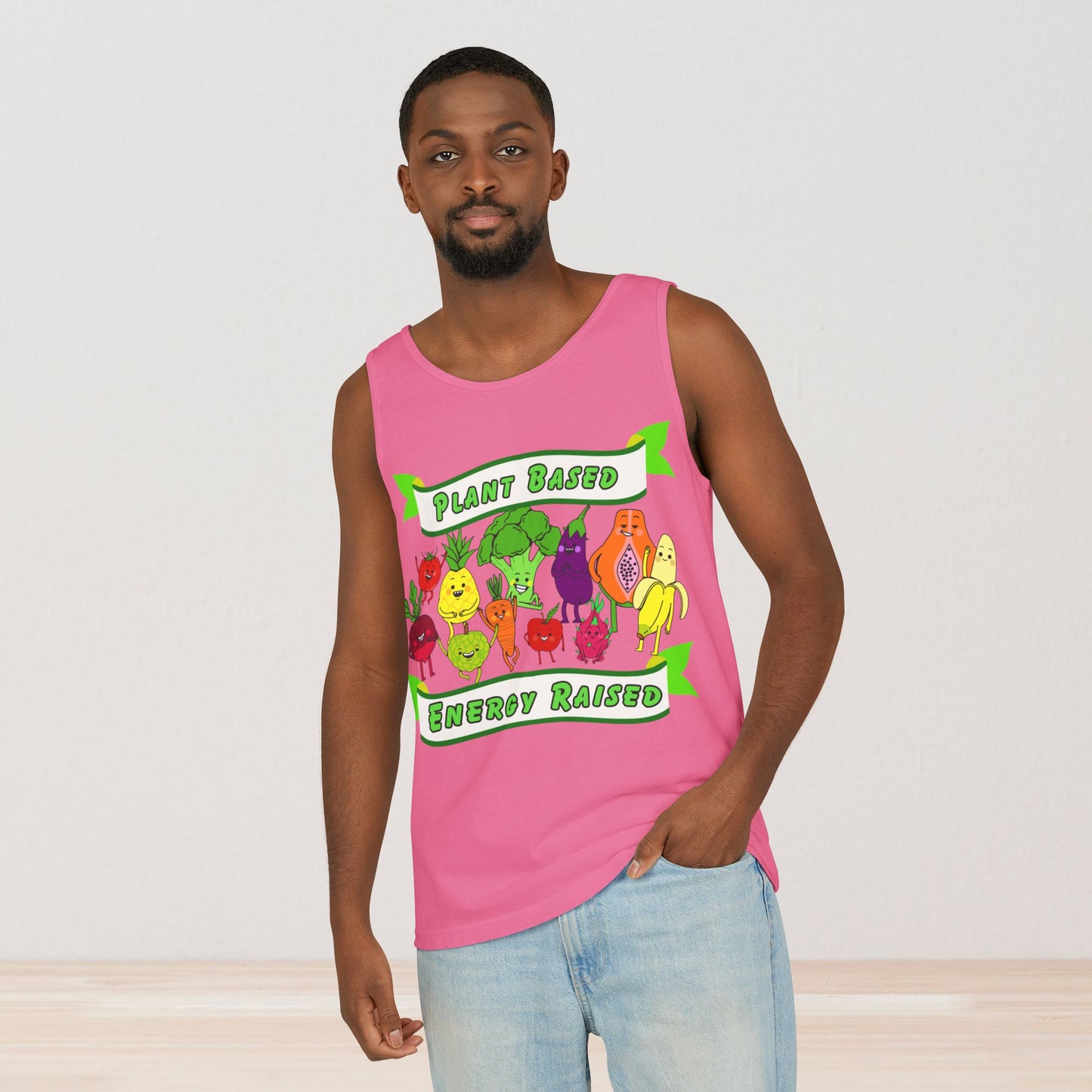 🌿Plant Based Energy Raised Unisex Tank Top