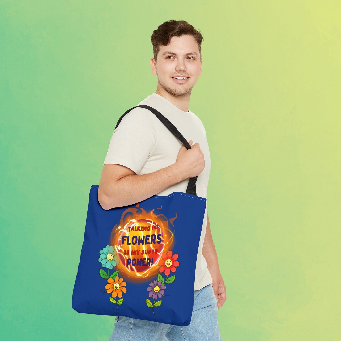 🌸Talking To Flowers Is My Super Power Tote Bag