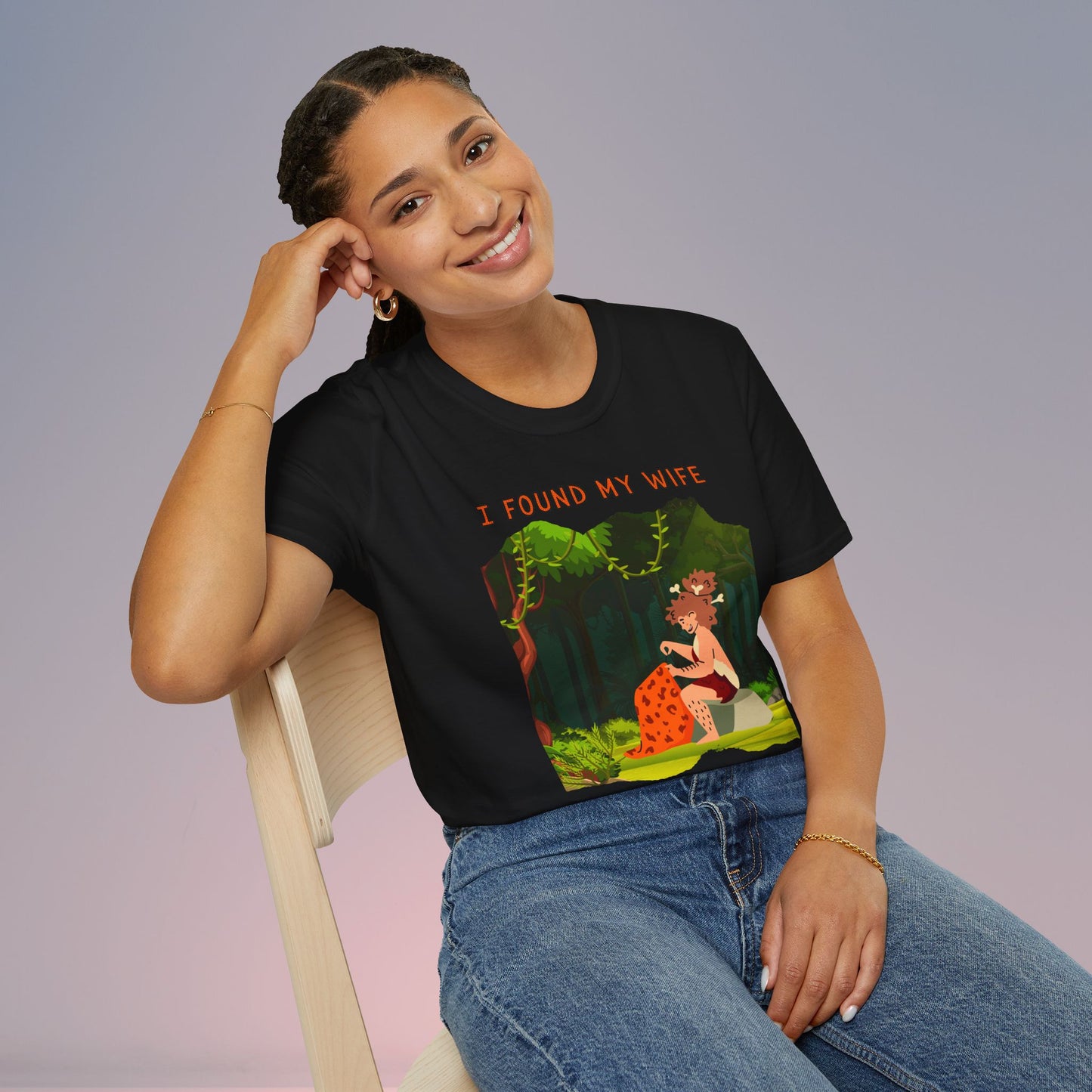 😄I Found My Wife in the Wildlife Unisex T-Shirt