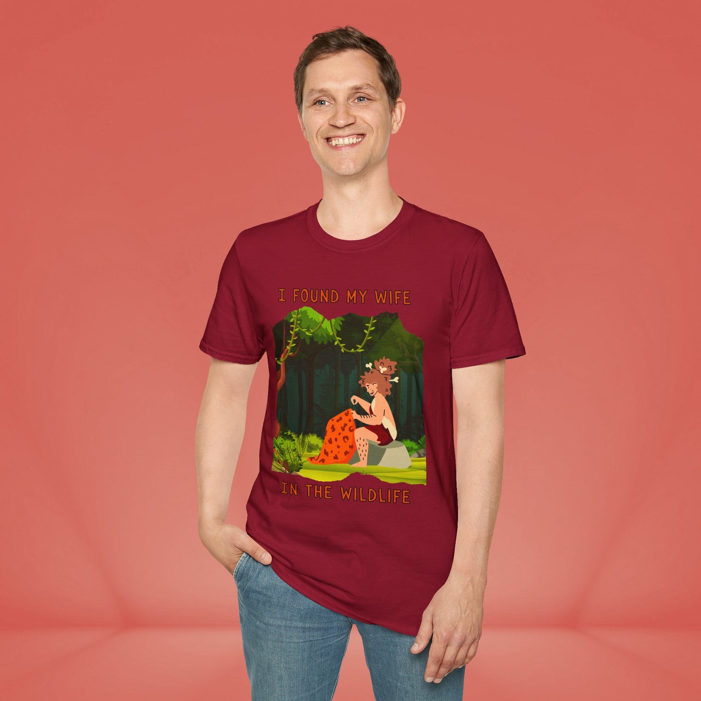 😄I Found My Wife in the Wildlife Unisex T-Shirt